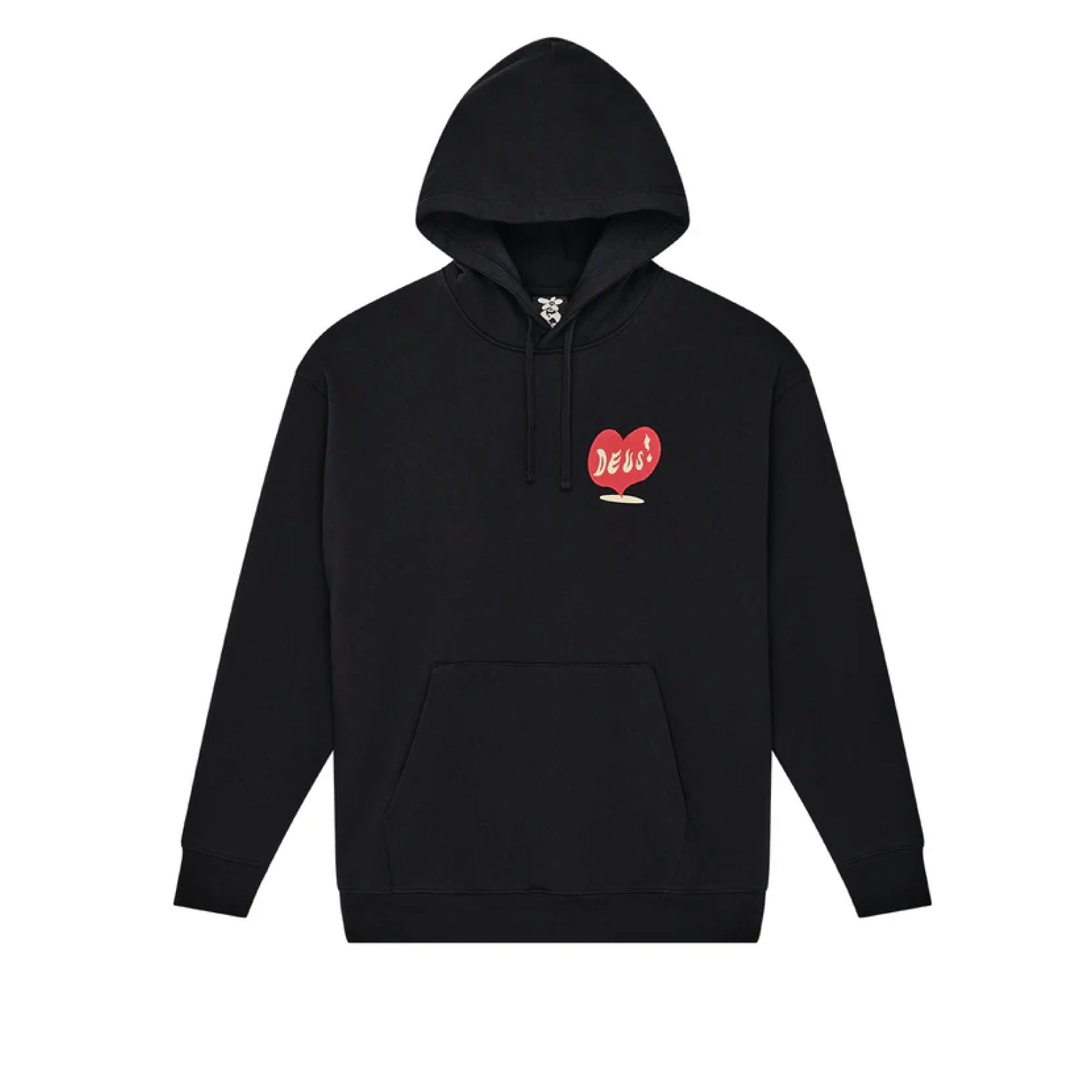 Deep Cut Hoodie Black