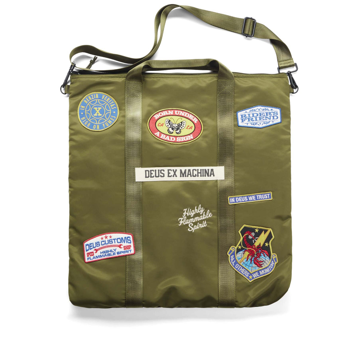 Flight Helmet Tote Olive Green