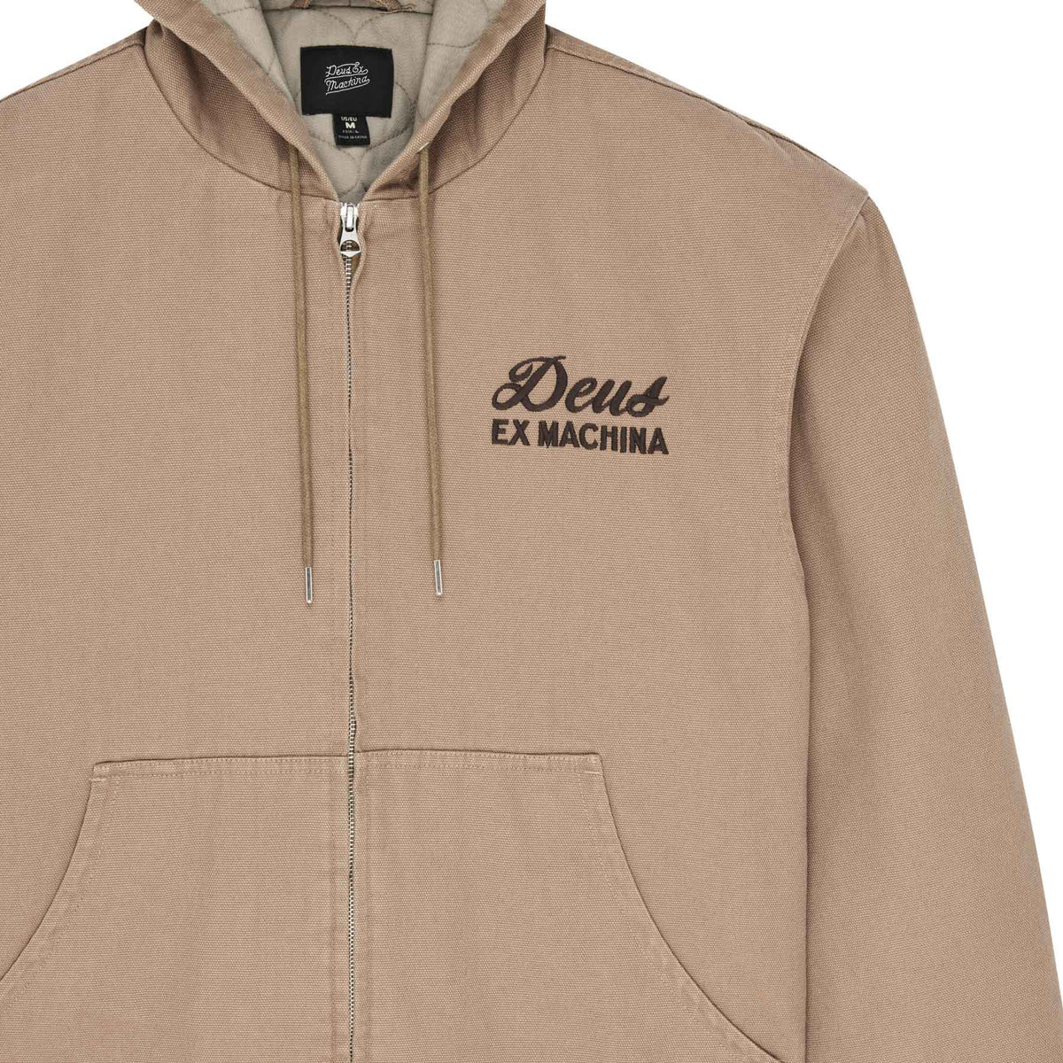 Harajuku Hooded Jacket Camel Brown