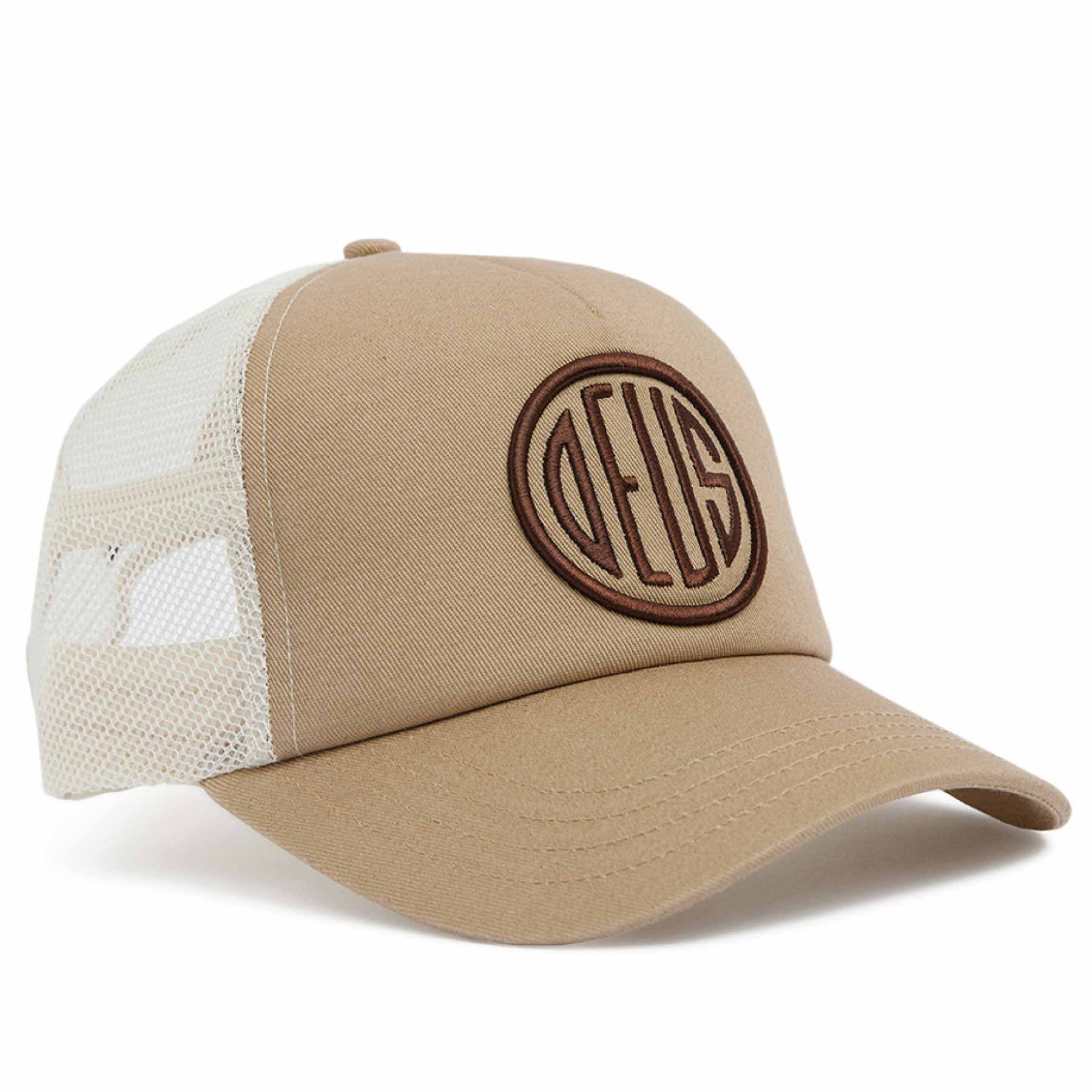 Pill Logo Trucker Khaki