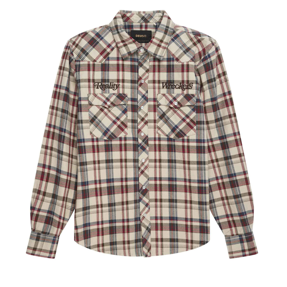 Reality Wreckers Check Shirt Natural Check