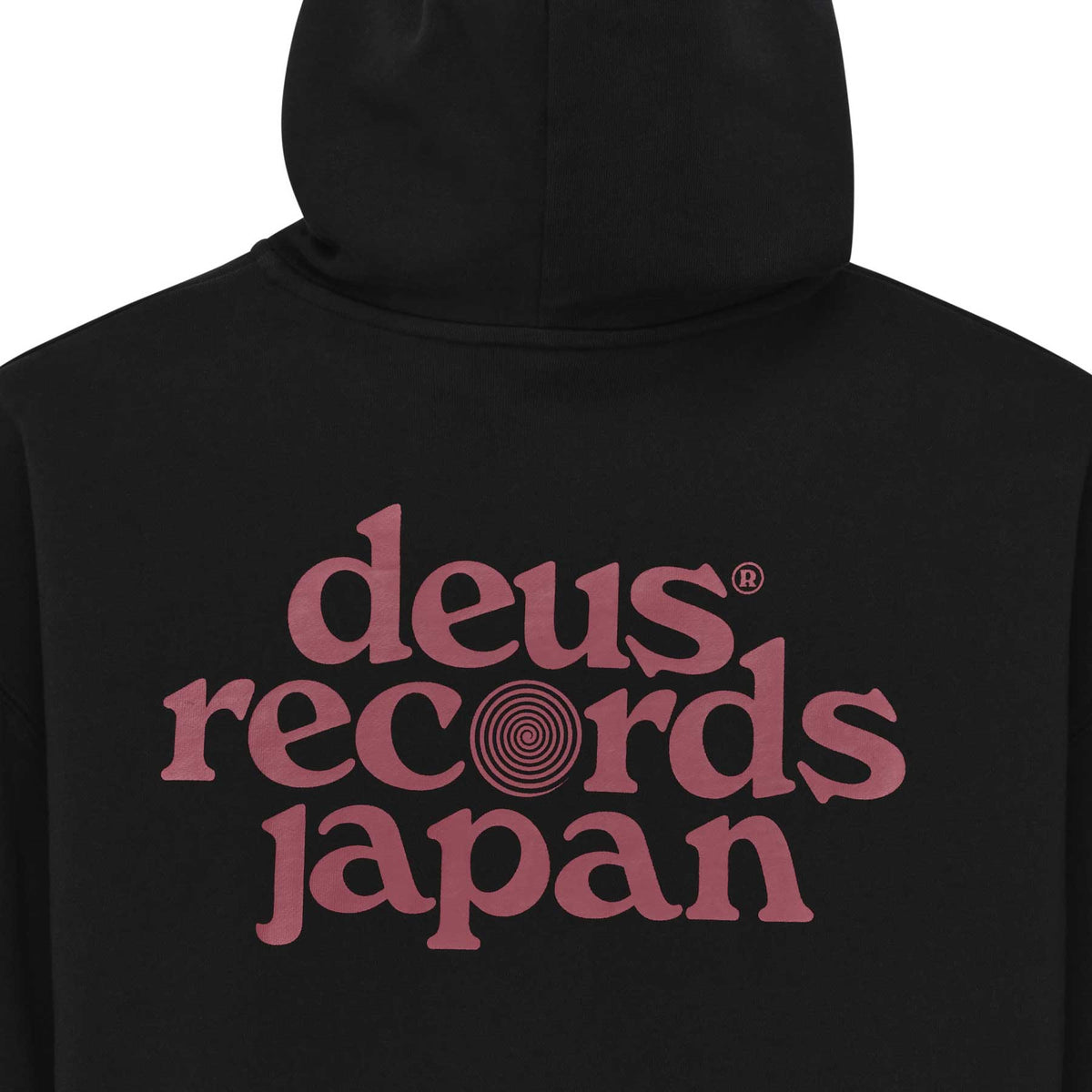 Strata Zip Hoodie Black