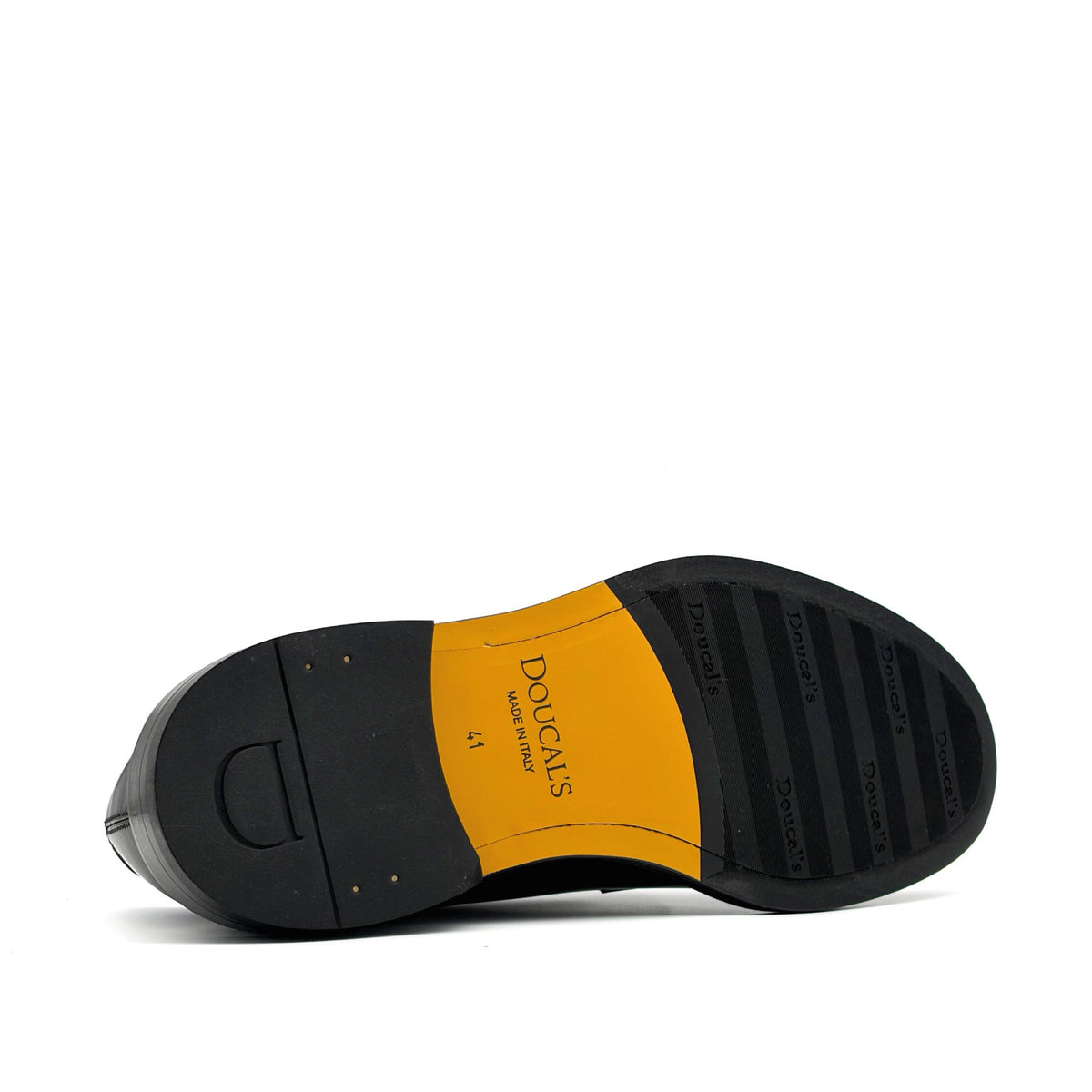Derby Black Leather Lace-Ups