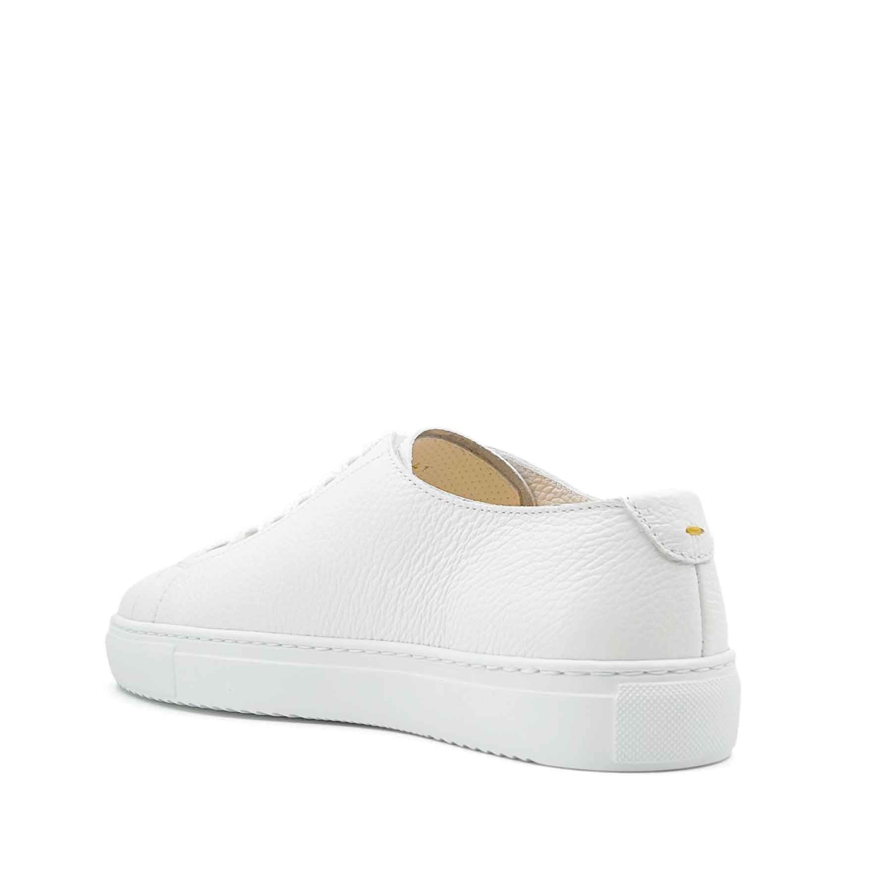 Sneaker Bianco White Leather