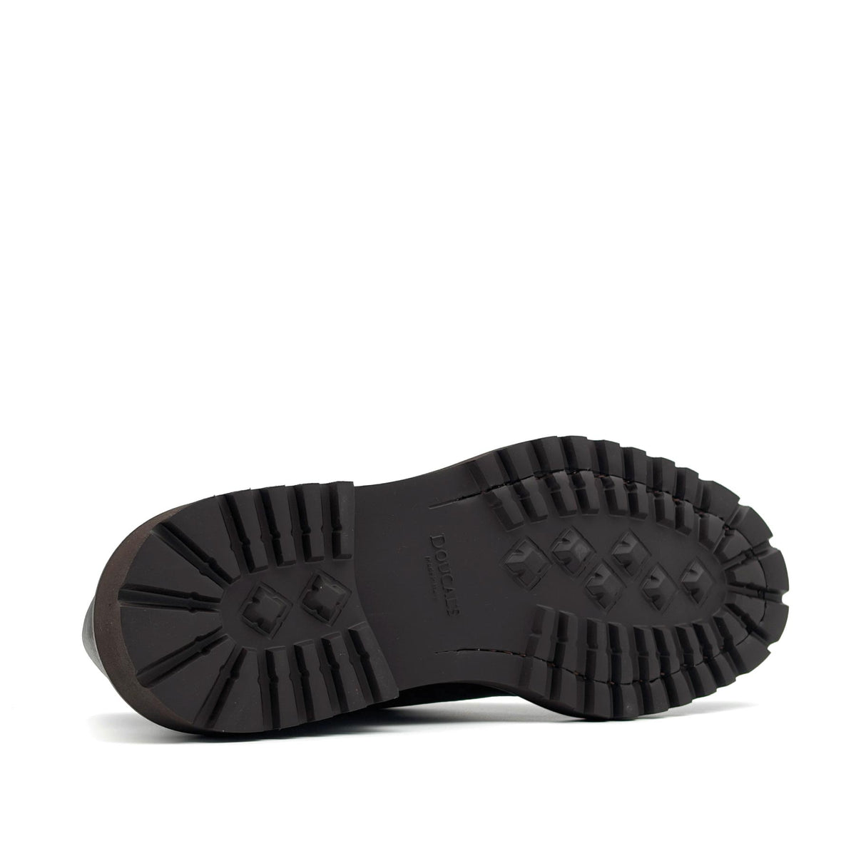 Two Eyelet Deer Leather Derby Marrone
