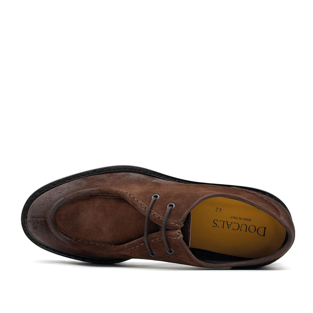 Two Eyelet Suede Derby Havana