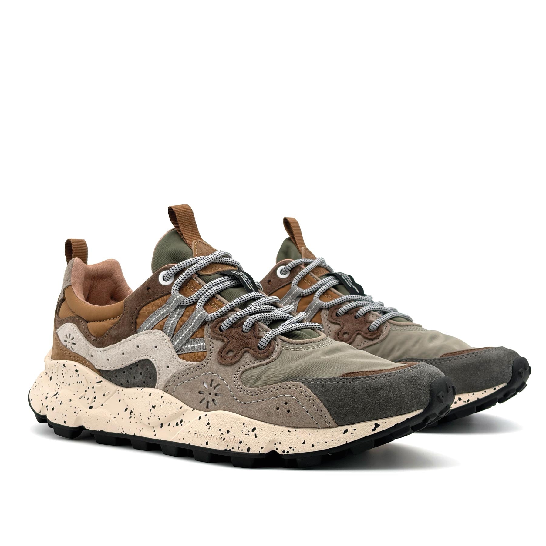 Yamano 3 Man Suede Nylon Grey Onion