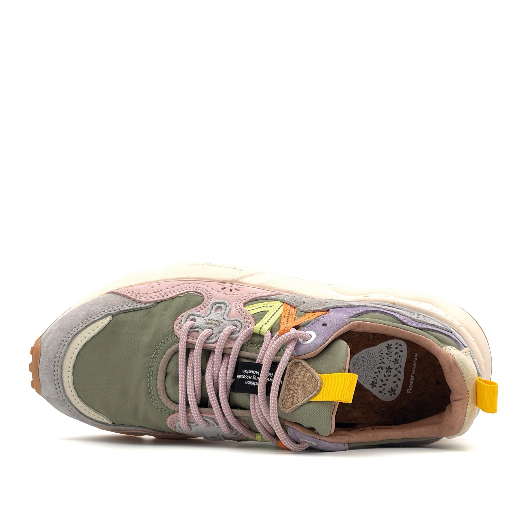 Yamano 3 Woman Suede Nylon Light Grey Militare Cipria