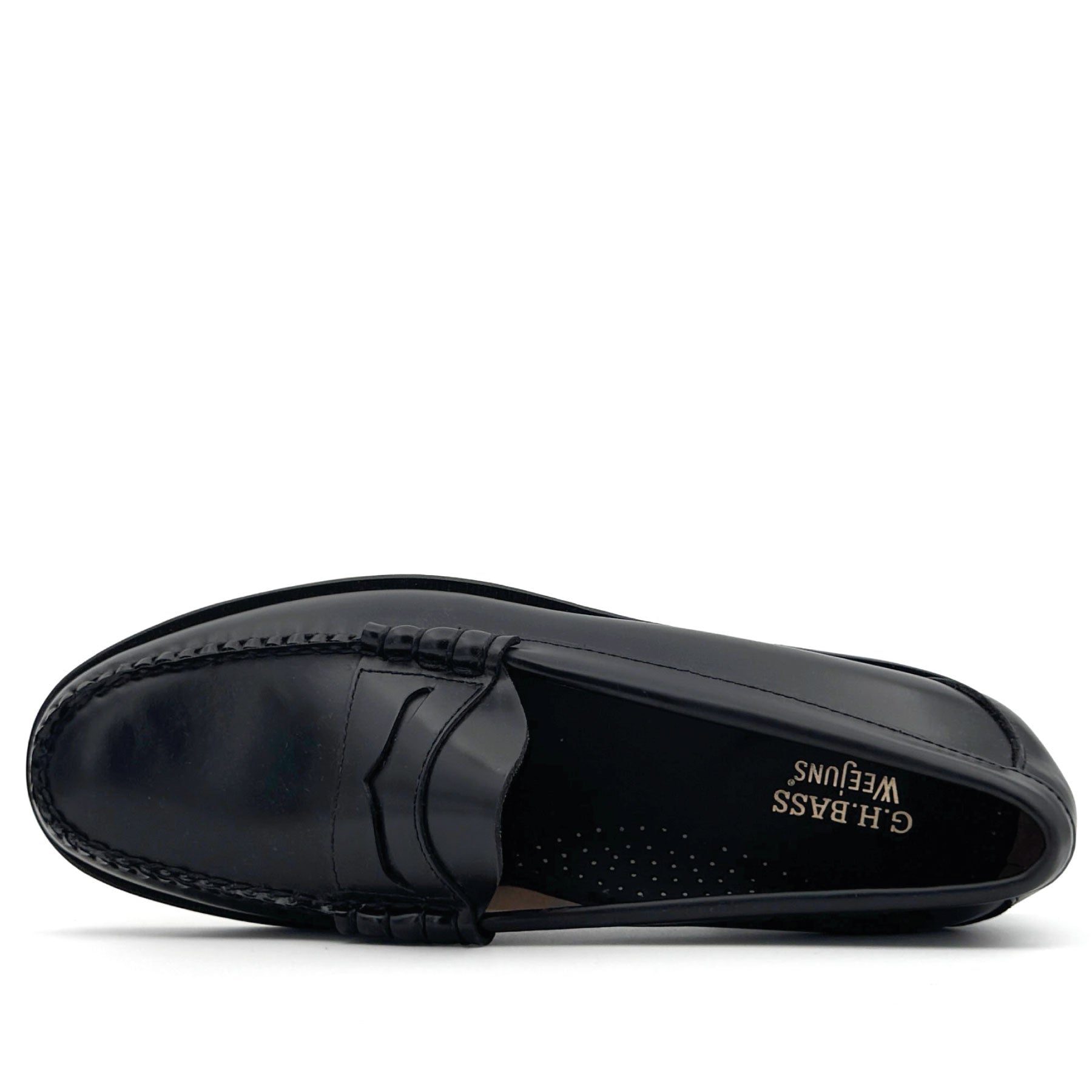 Weejun Heritage Larson Moc Penny Loafers Black