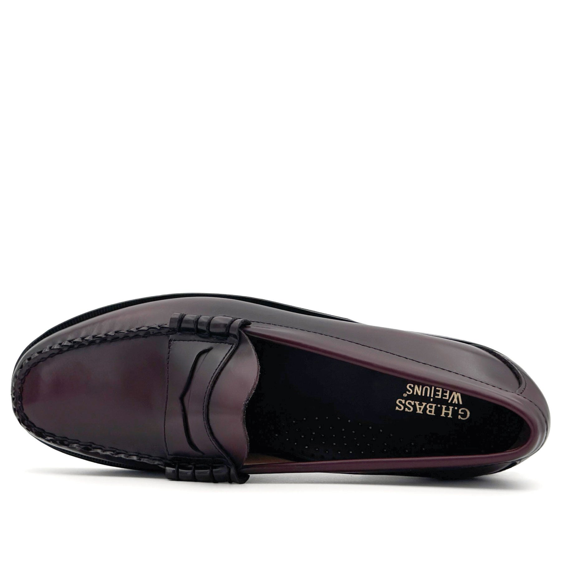 Weejun Heritage Larson Moc Penny Loafers Wine