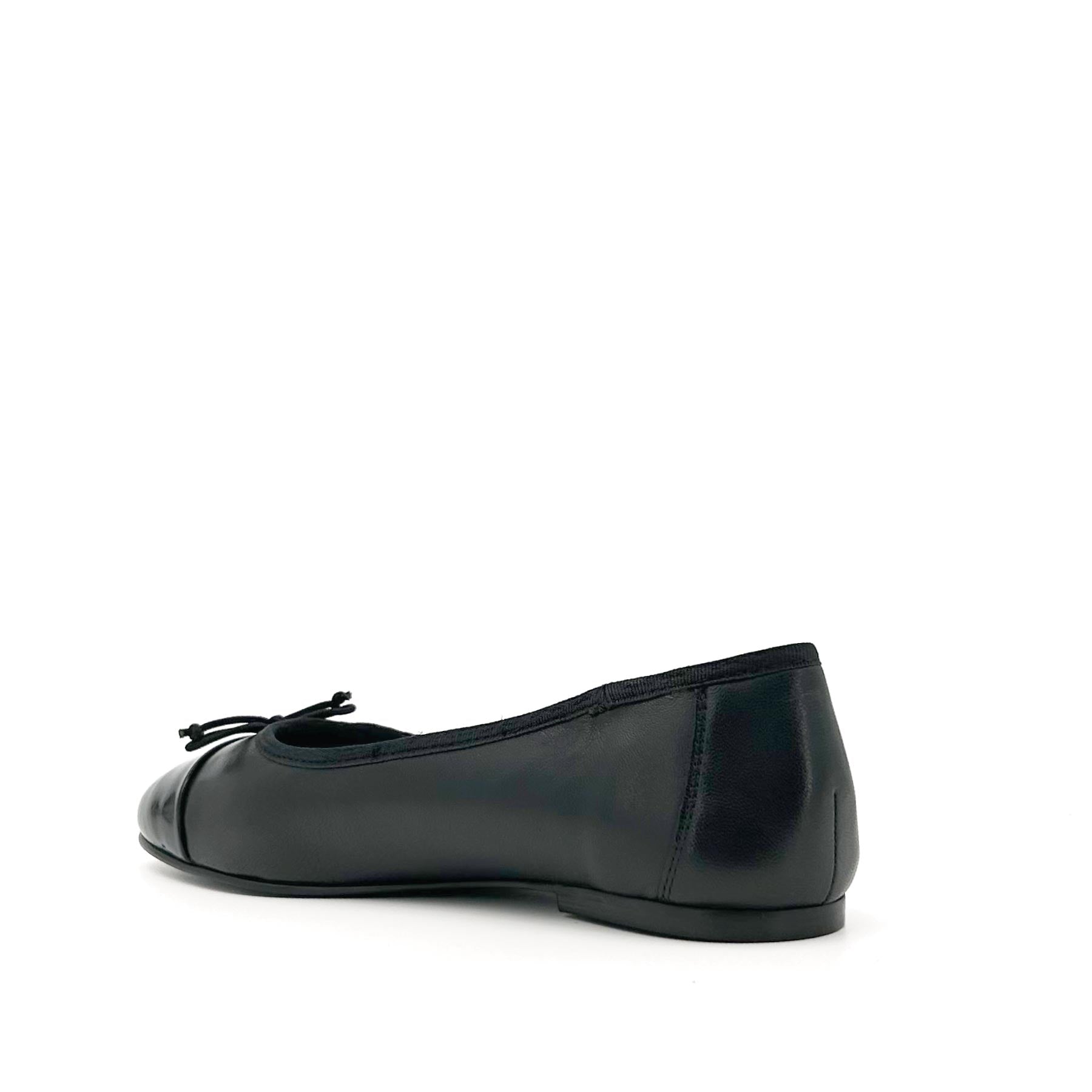 Chadii Ballerina Black Cow Leather