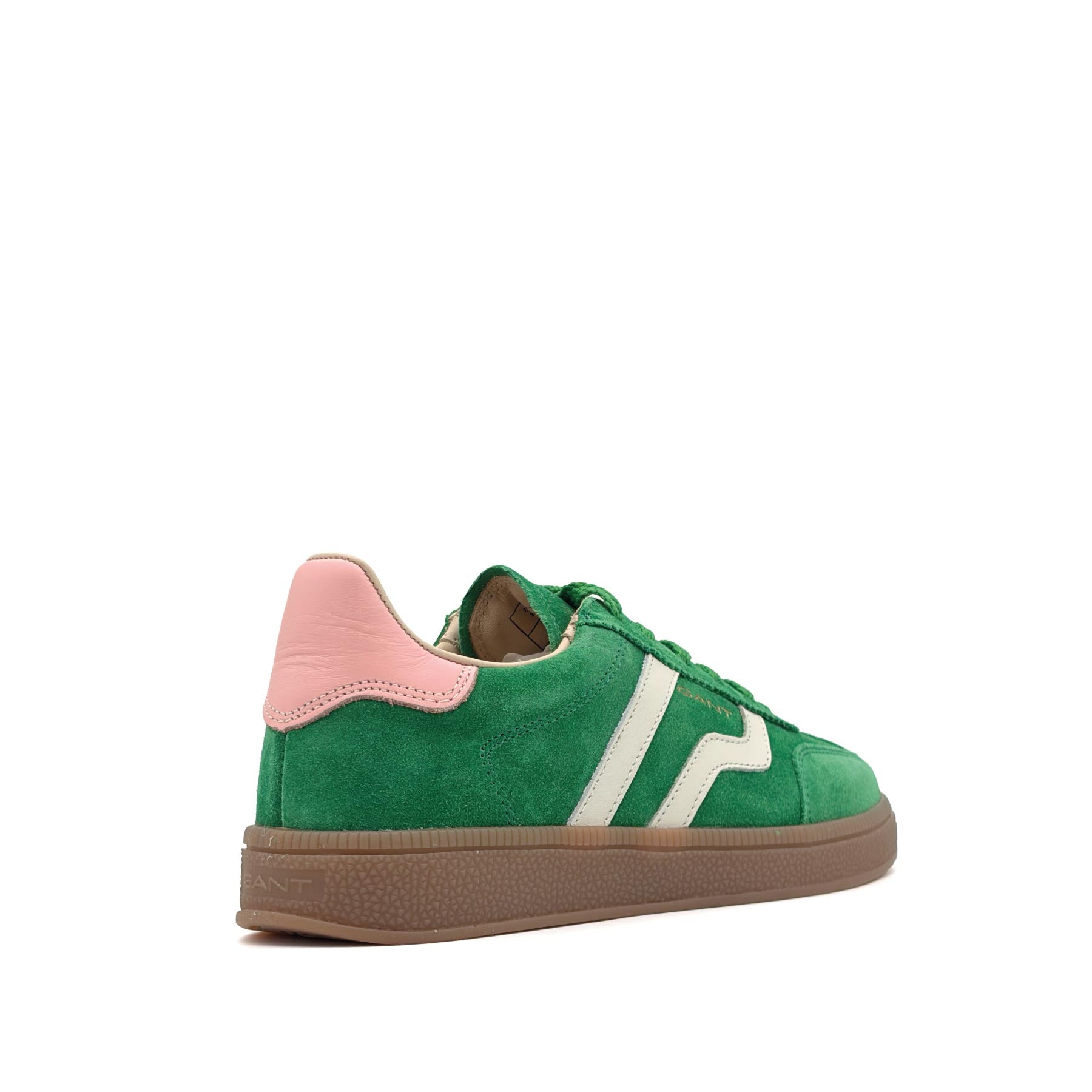 Cuzima Sneaker Suede Green Peach Pink