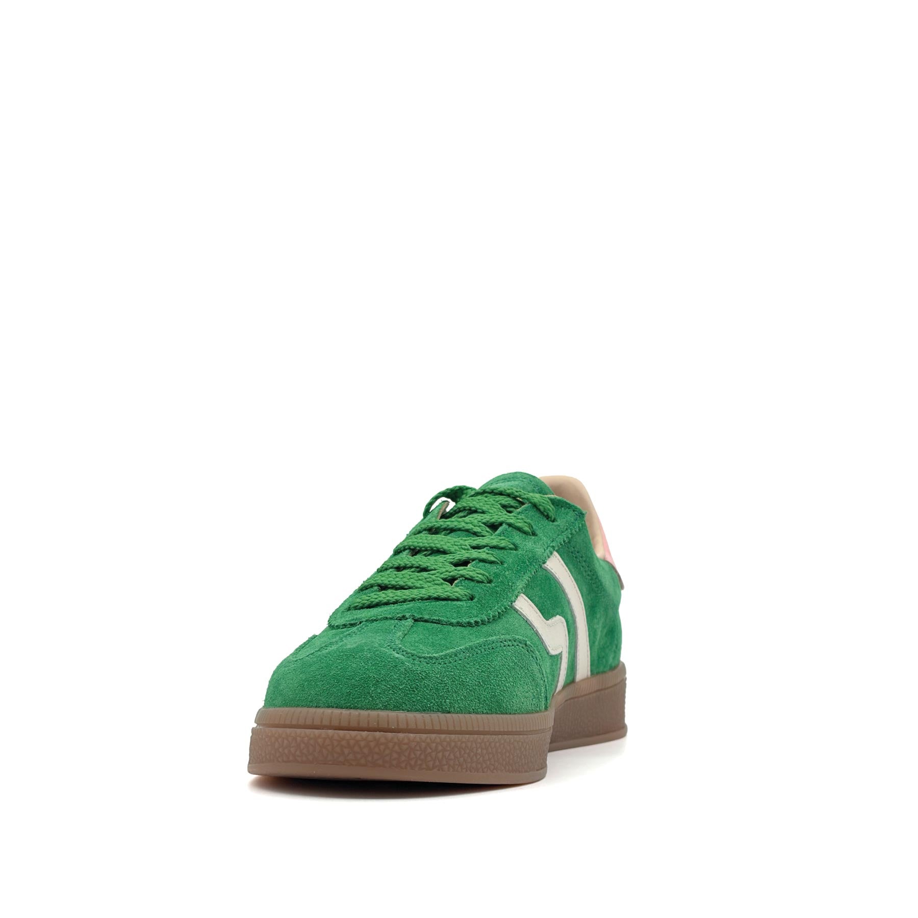 Cuzima Sneaker Suede Green Peach Pink