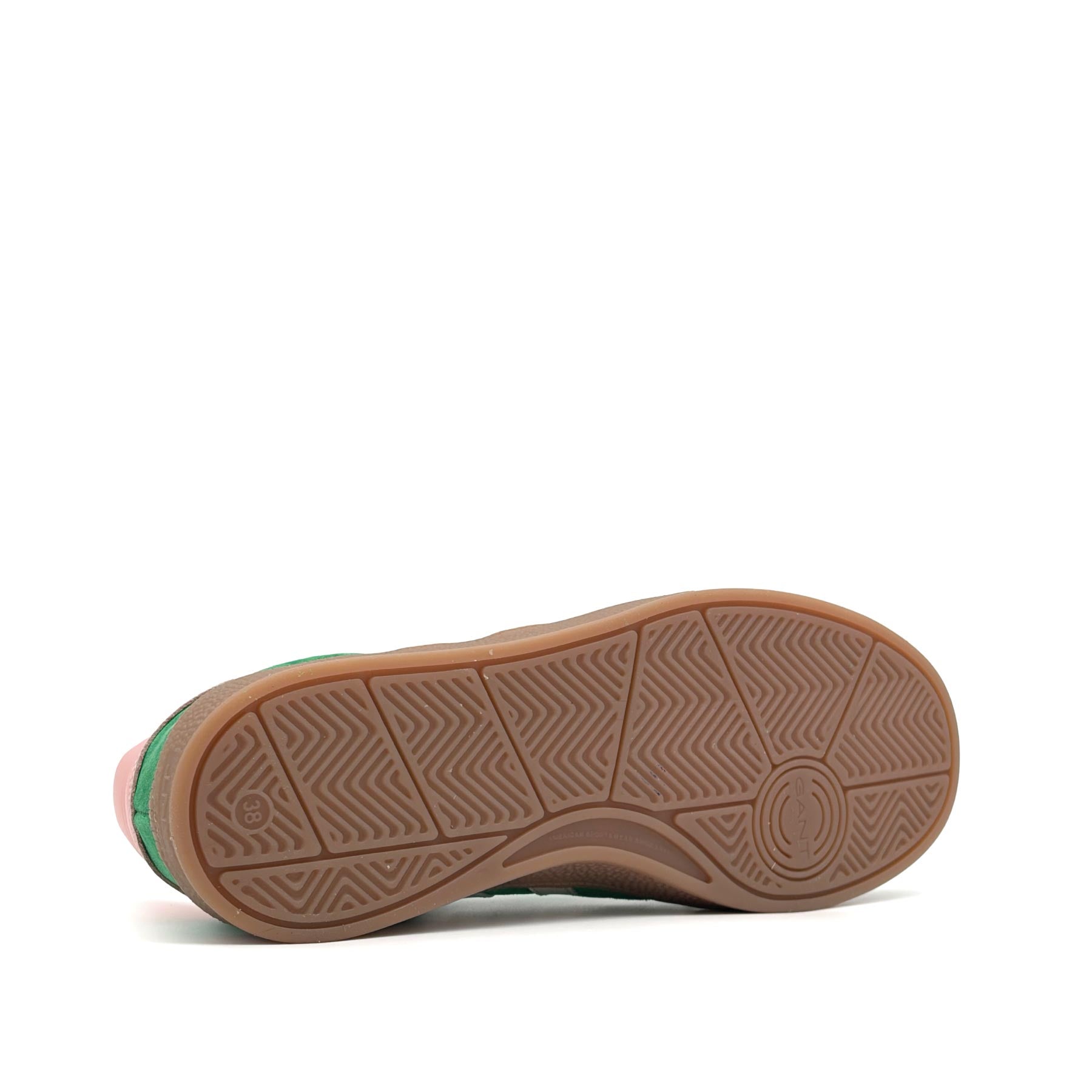 Cuzima Sneaker Suede Green Peach Pink