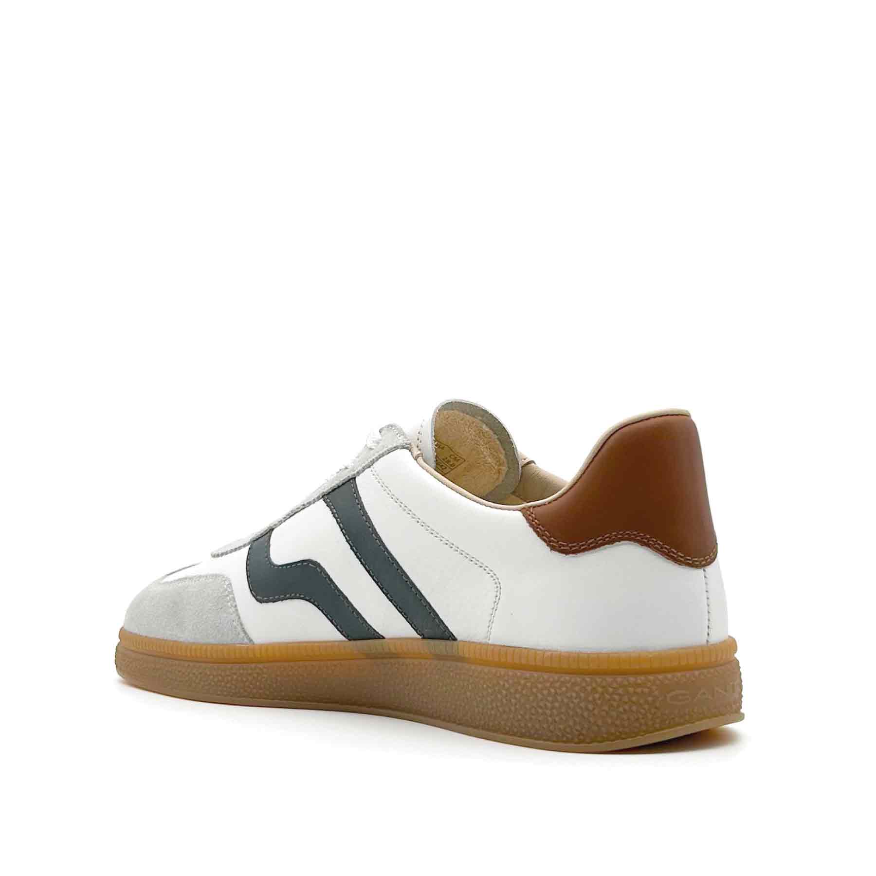 Cuzmo Sneaker Leather White Green