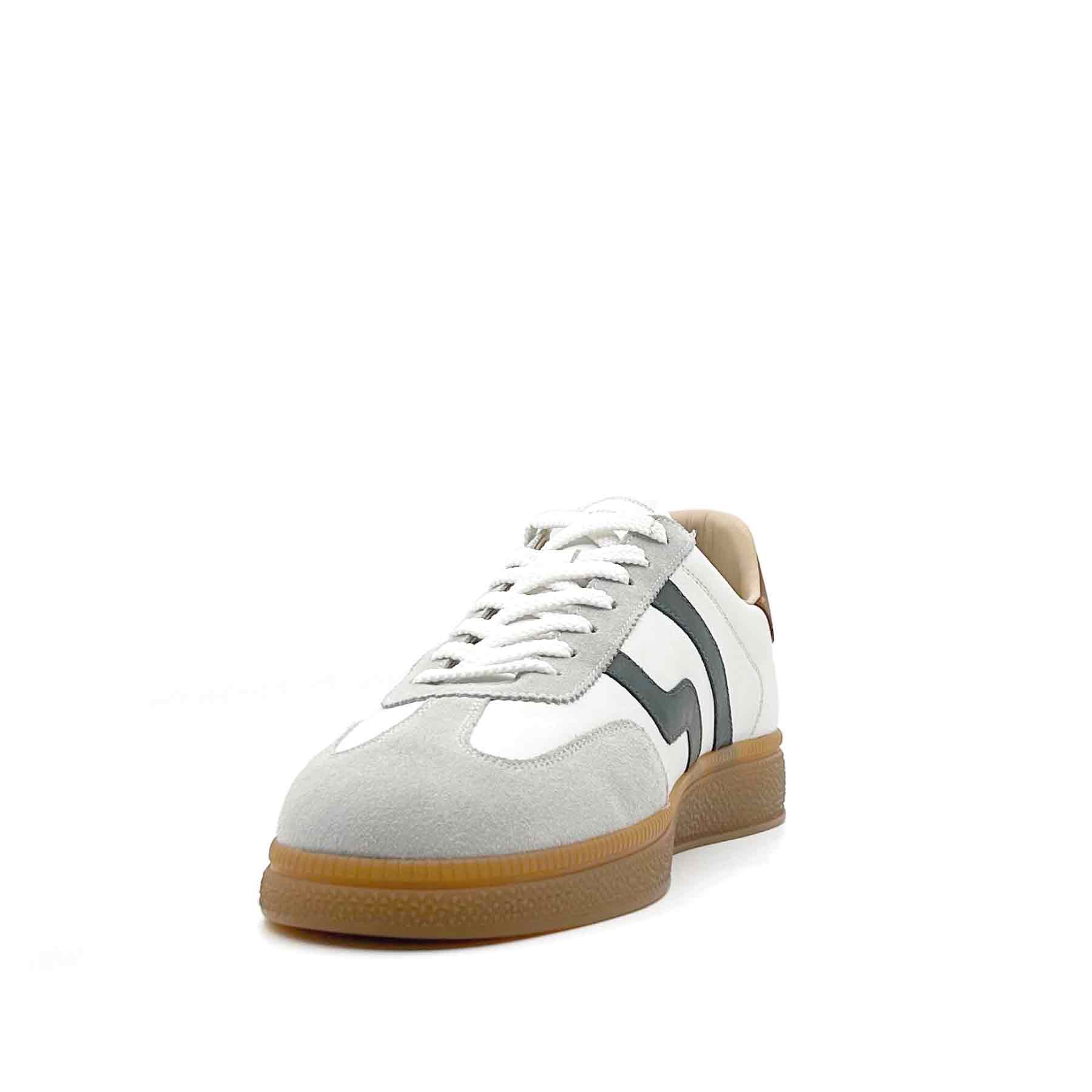 Cuzmo Sneaker Leather White Green