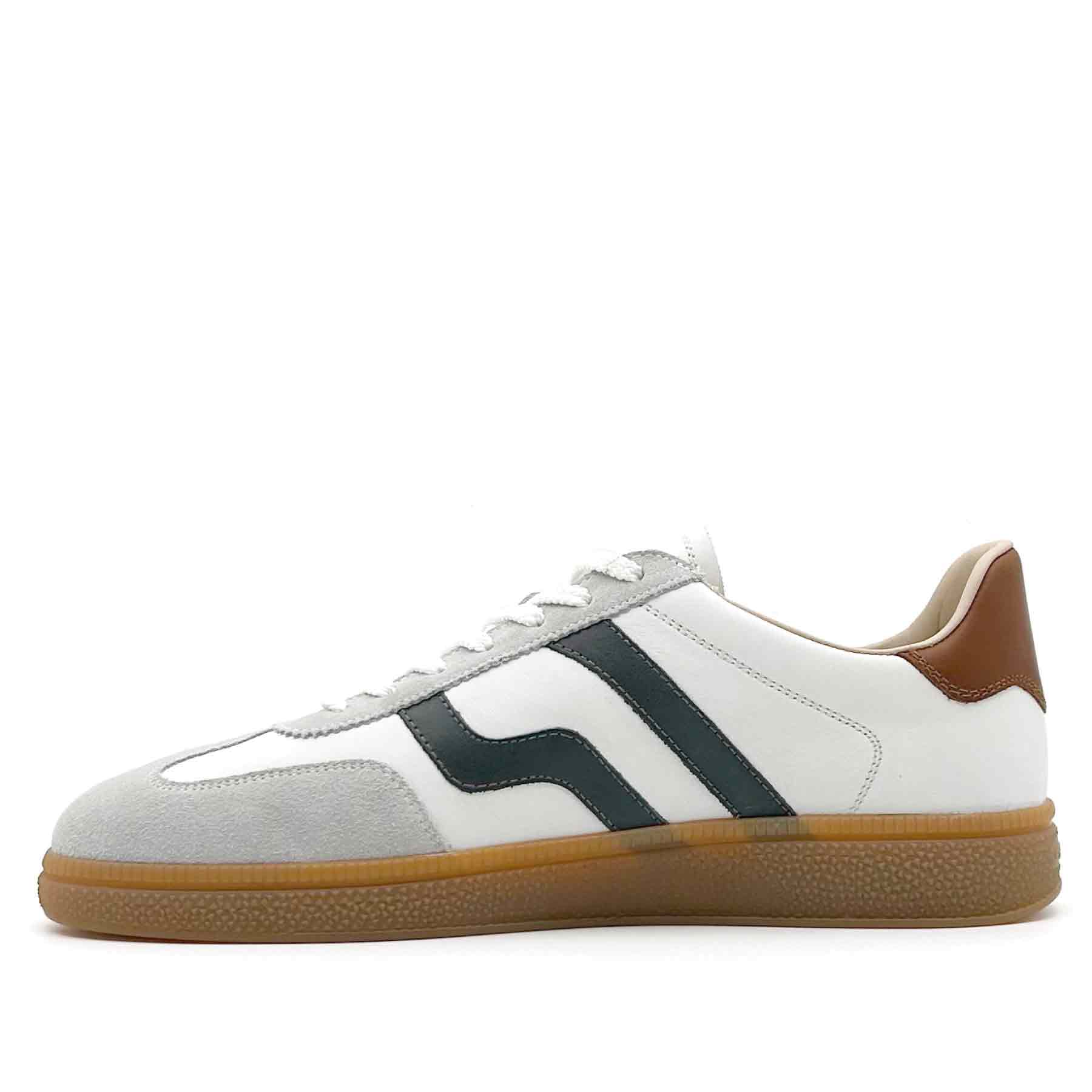 Cuzmo Sneaker Leather White Green