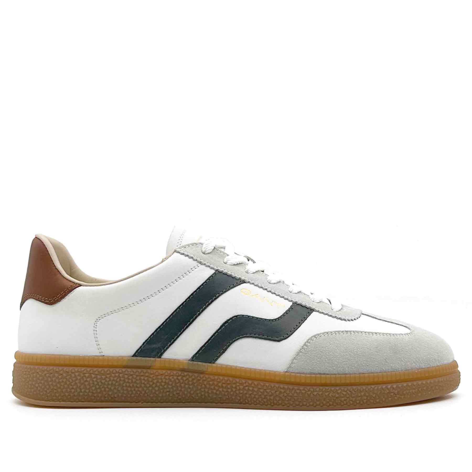 Cuzmo Sneaker Leather White Green