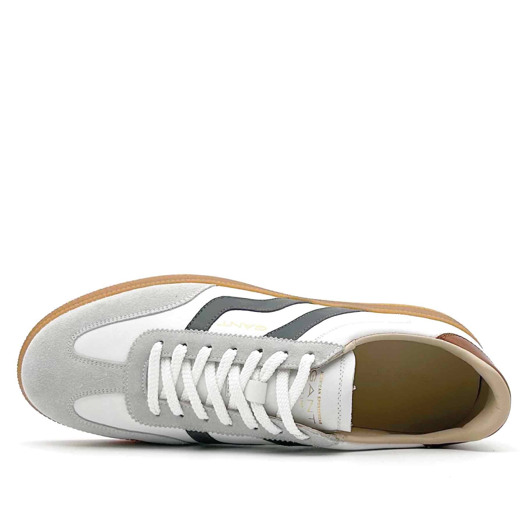 Cuzmo Sneaker Leather White Green