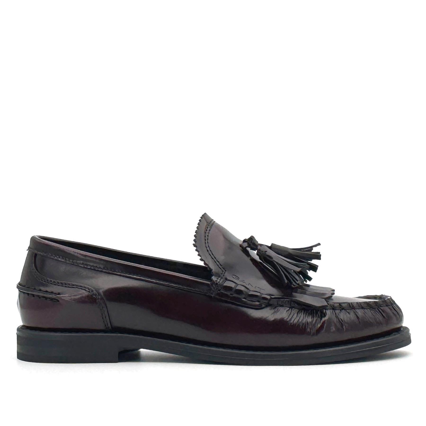 Gracelyn Loafer Dark Bordeaux Leather Tassle