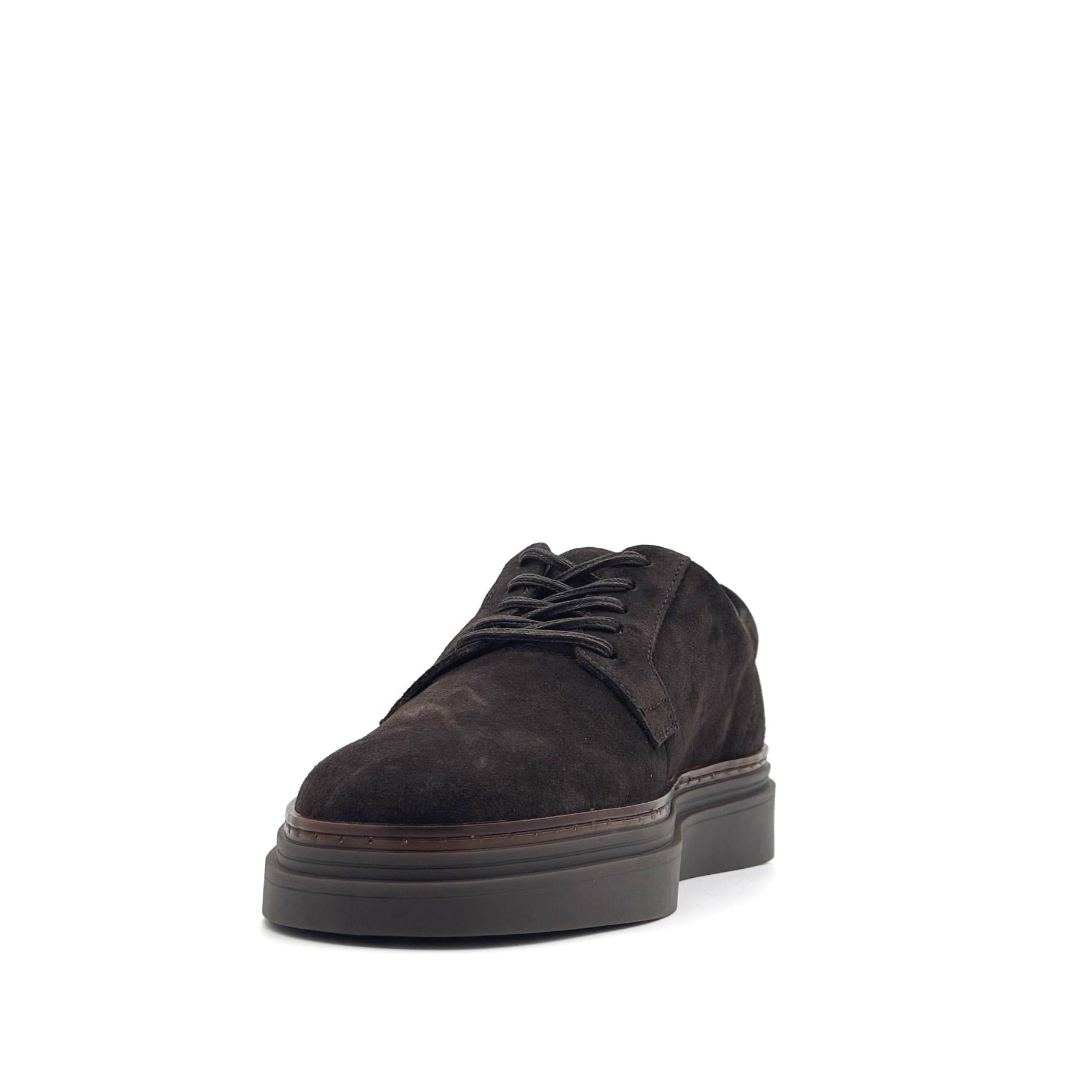 Kinzoon Low Espresso Brown Suede