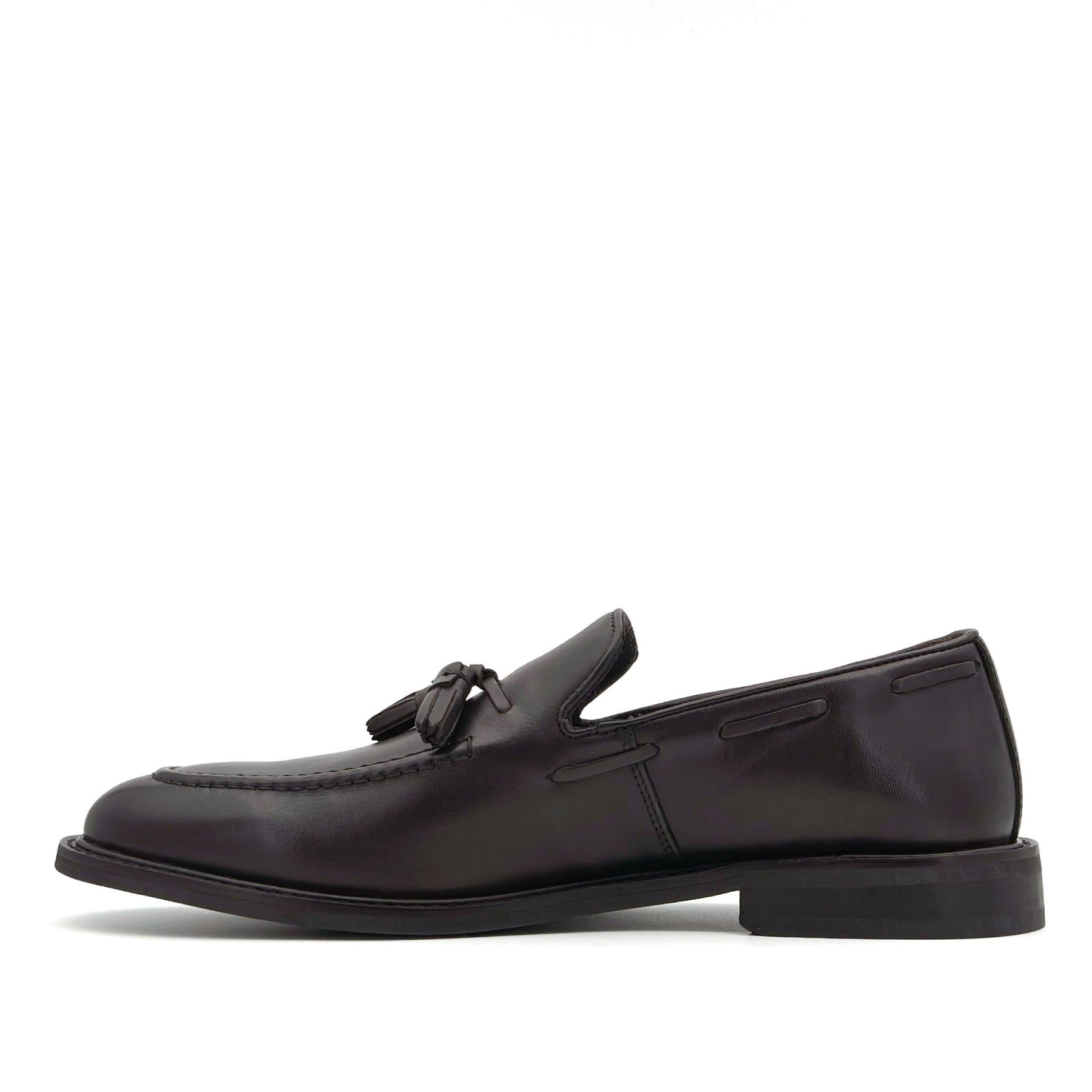 Lozham Loafer Dark Brown Leather Tassle