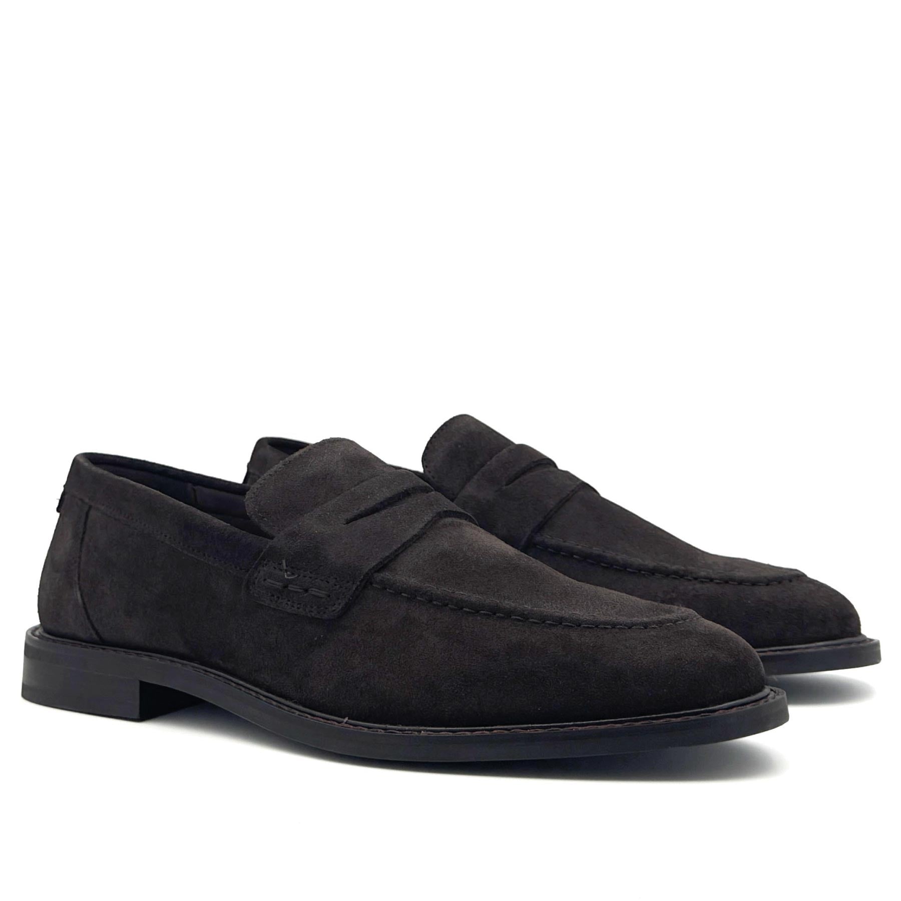 Lozham Loafer Dark Brown Suede