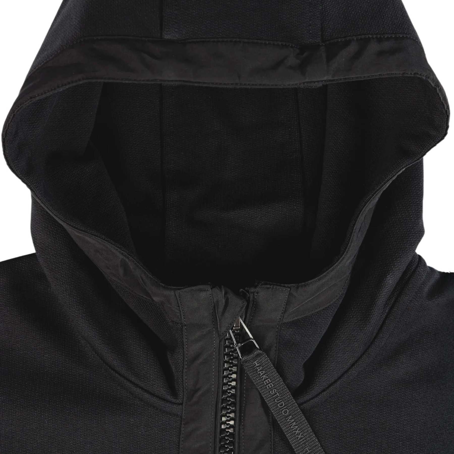 Half Zip Hoodie Black