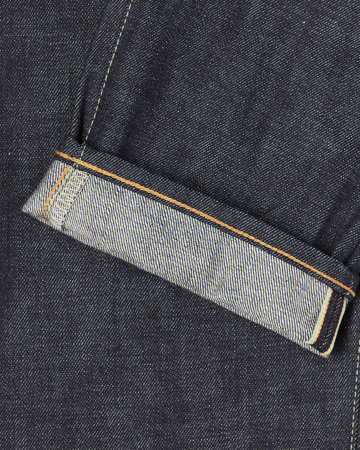 Regular Tapered Kaihara Blue Unwashed Rainbow Selvage 13.5oz