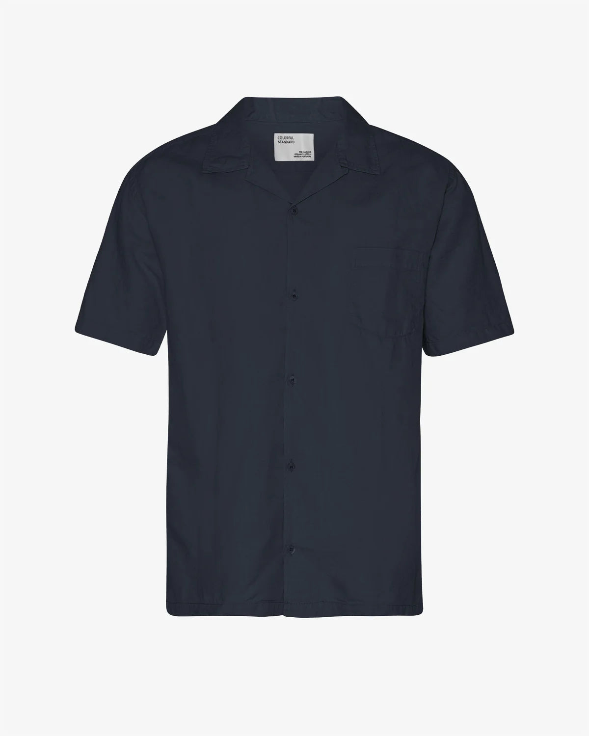 Linen SS Shirt Navy Blue