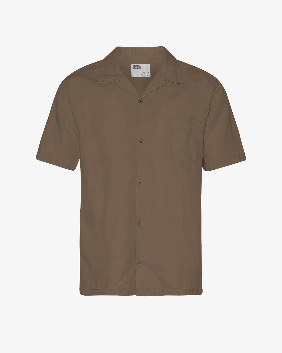 Linen SS Shirt Cedar Brown