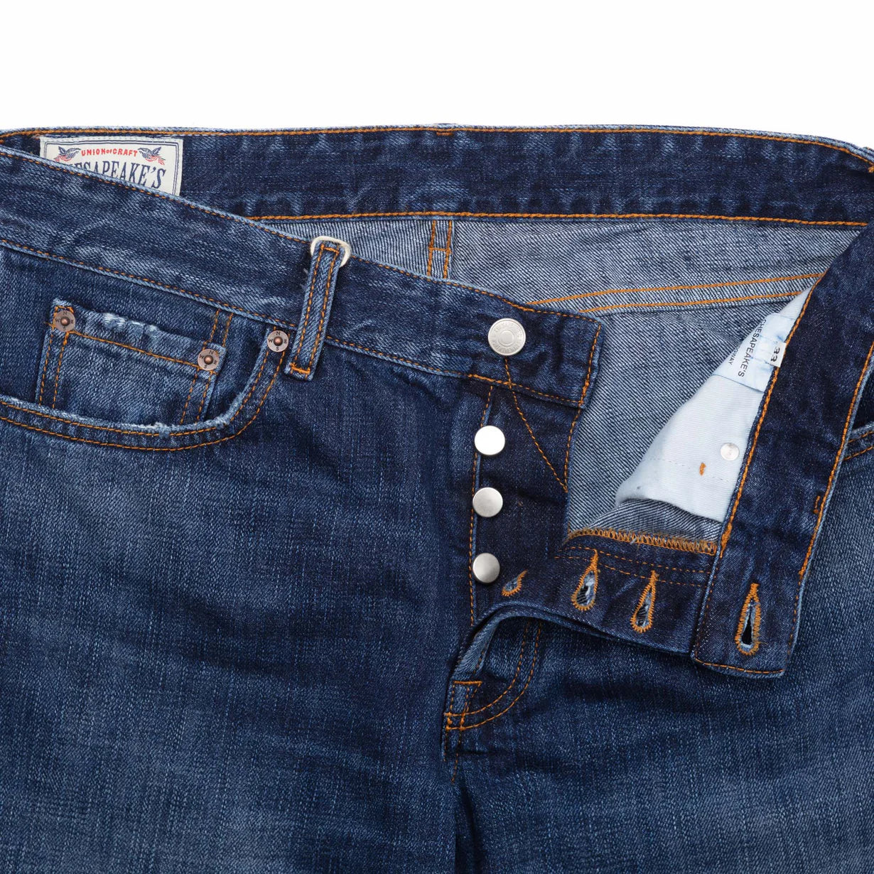 Denim Pant Selvedge Ridgway Stone Wash