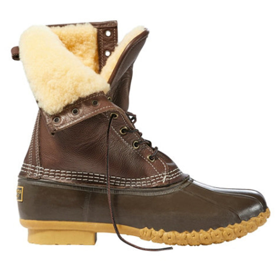 Bean Boot 10" Shearling Dam