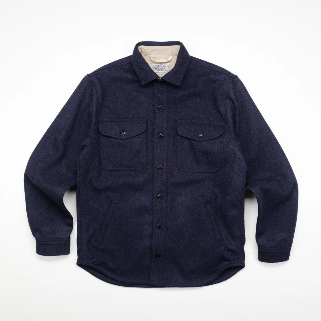 Outdoor Wool Shirt Jackson Hole Navy