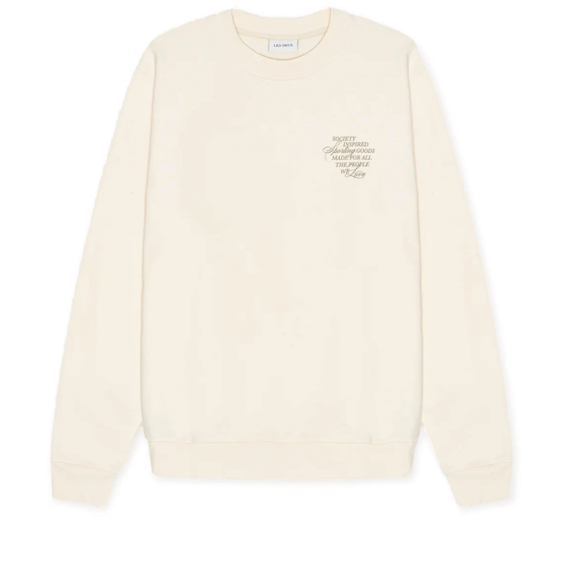 Ben Faience Sweatshirt Eggnog White