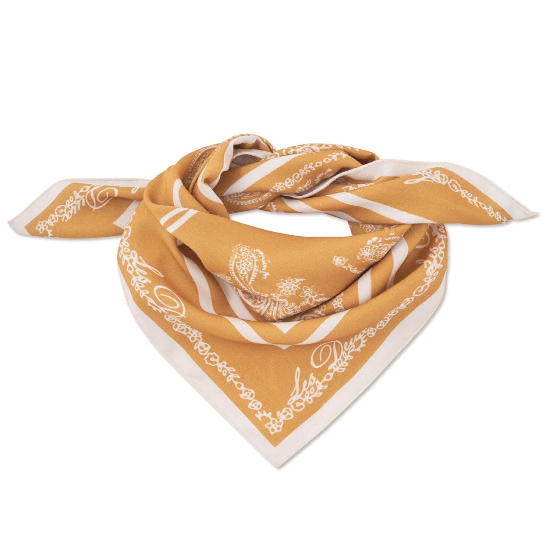 LD Paisley Neckerchief Golden Yellow