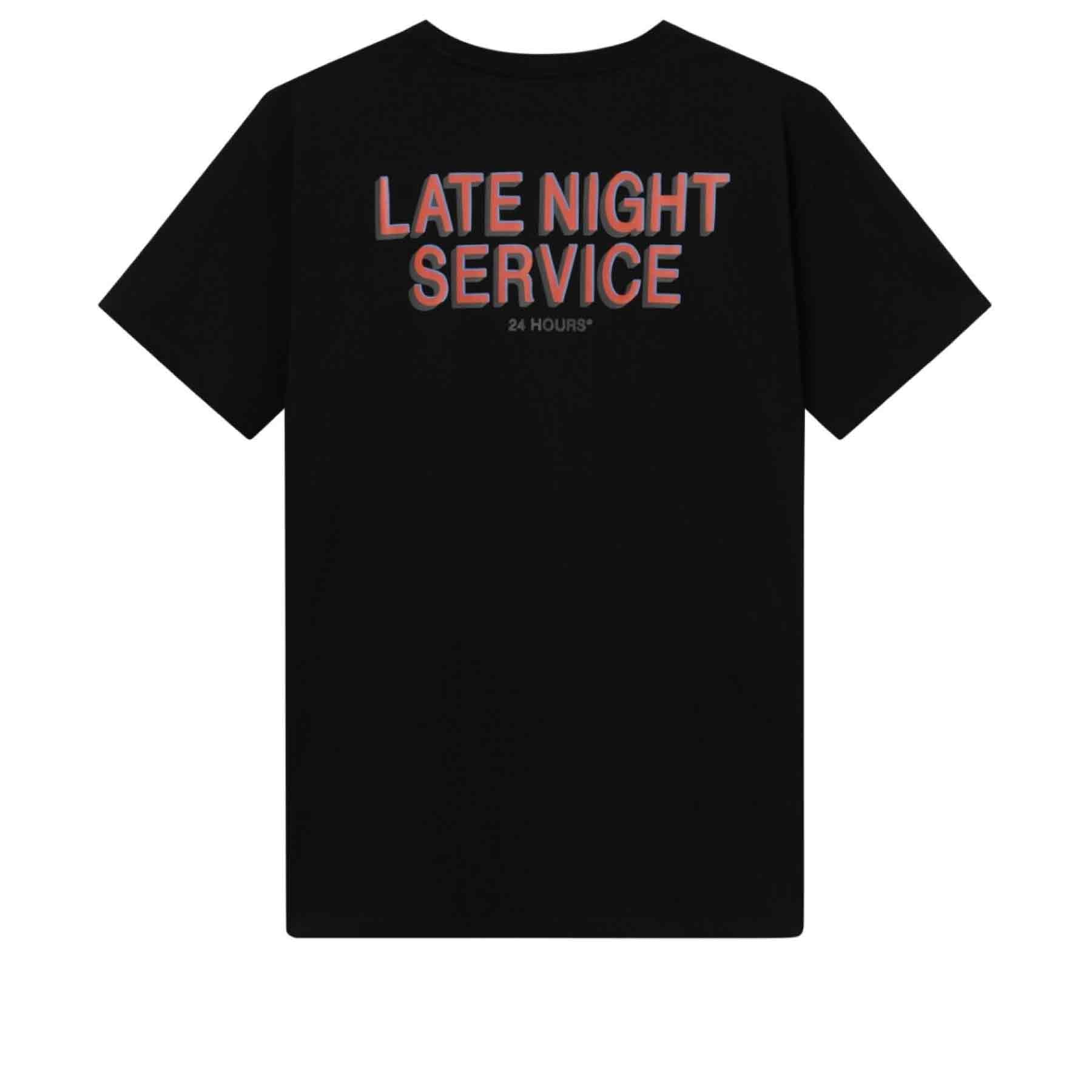 Late Night Service T-Shirt Black