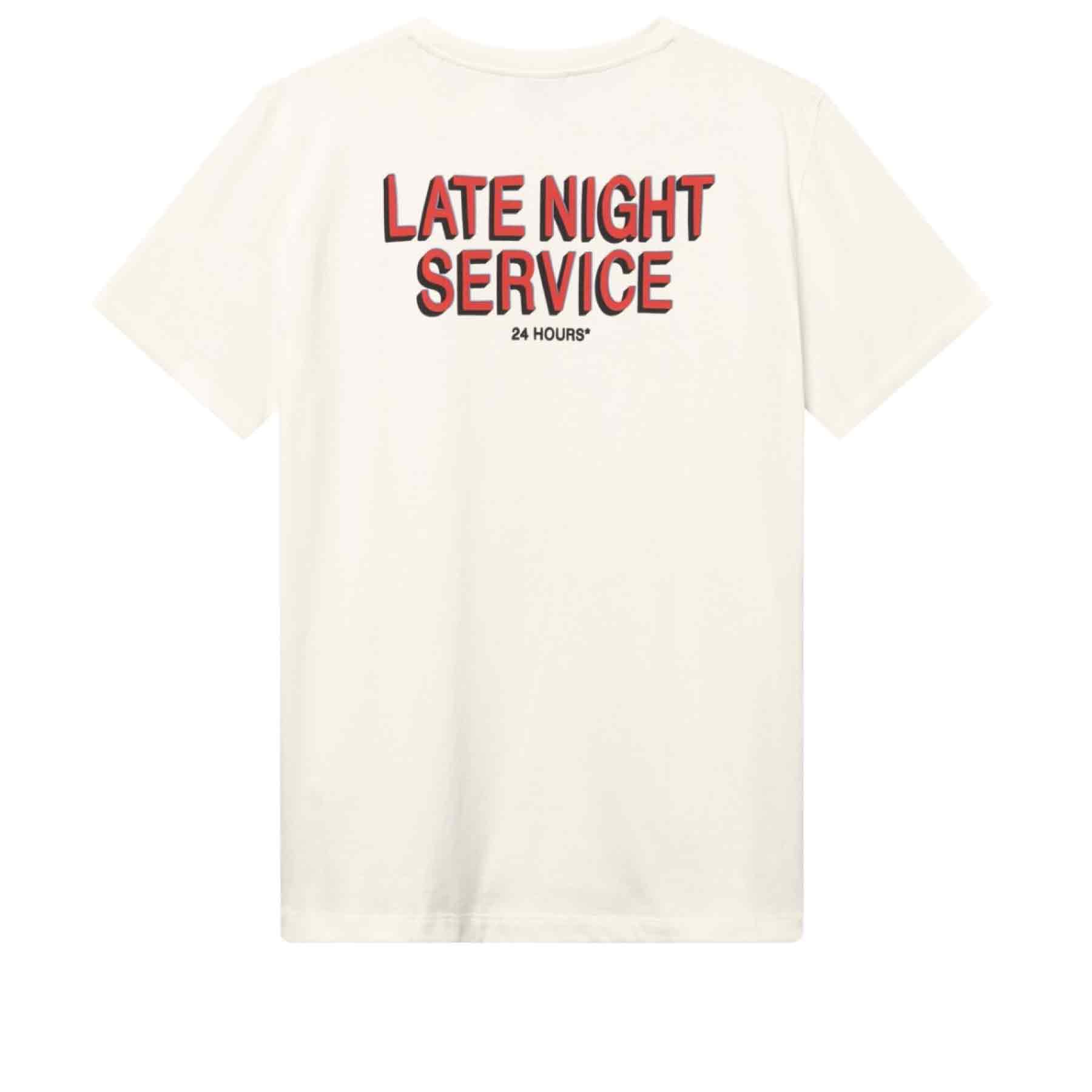 Late Night Service T-Shirt Ivory