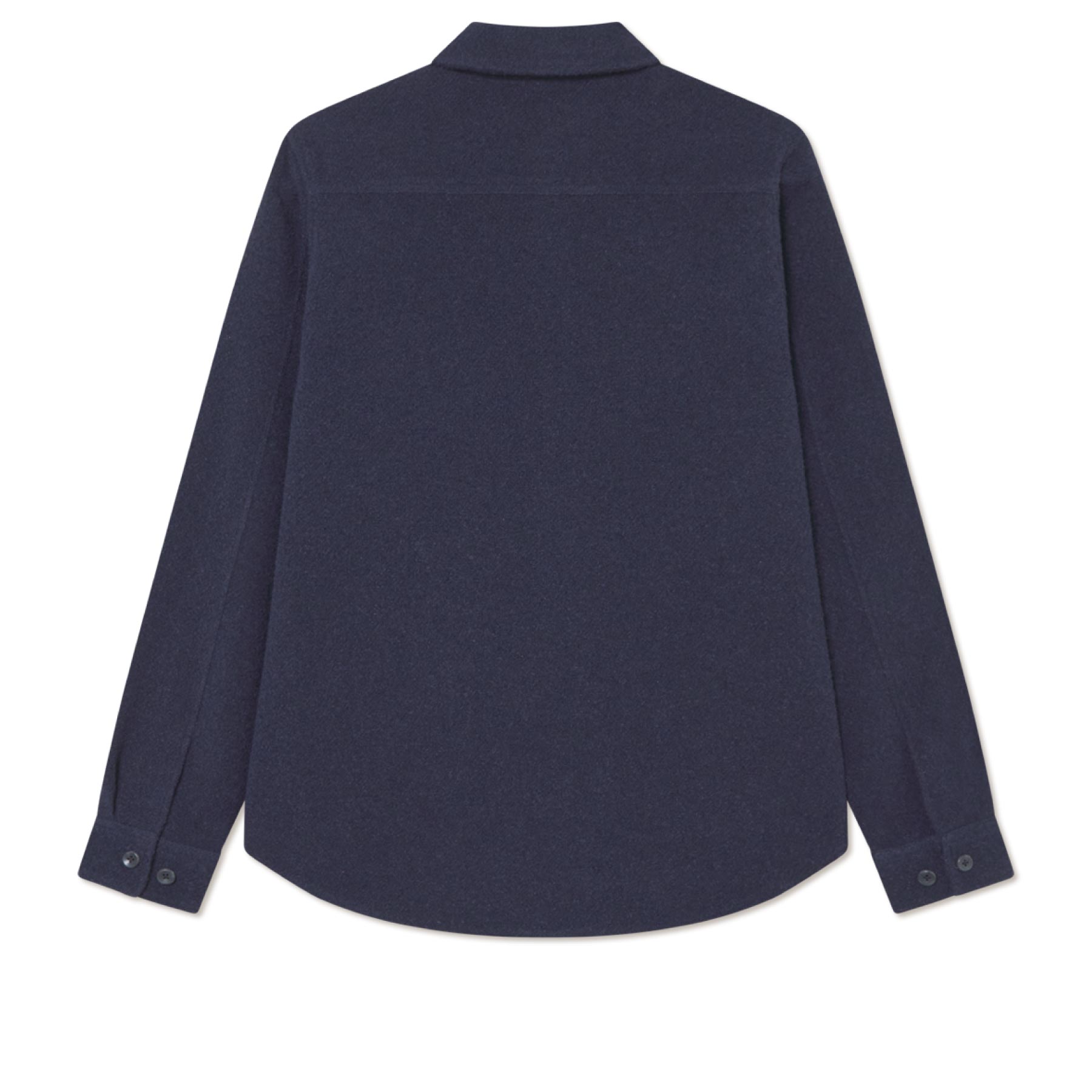 Lennon Bouclé Overshirt Dark Navy