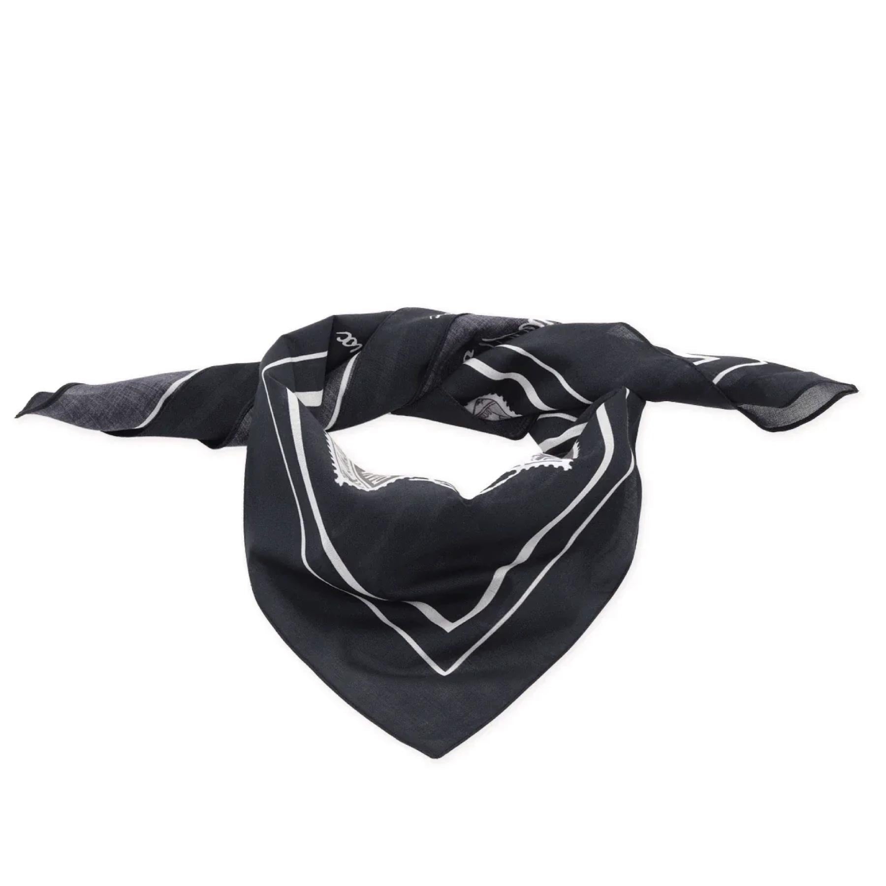 Stamp Neckerchief Black