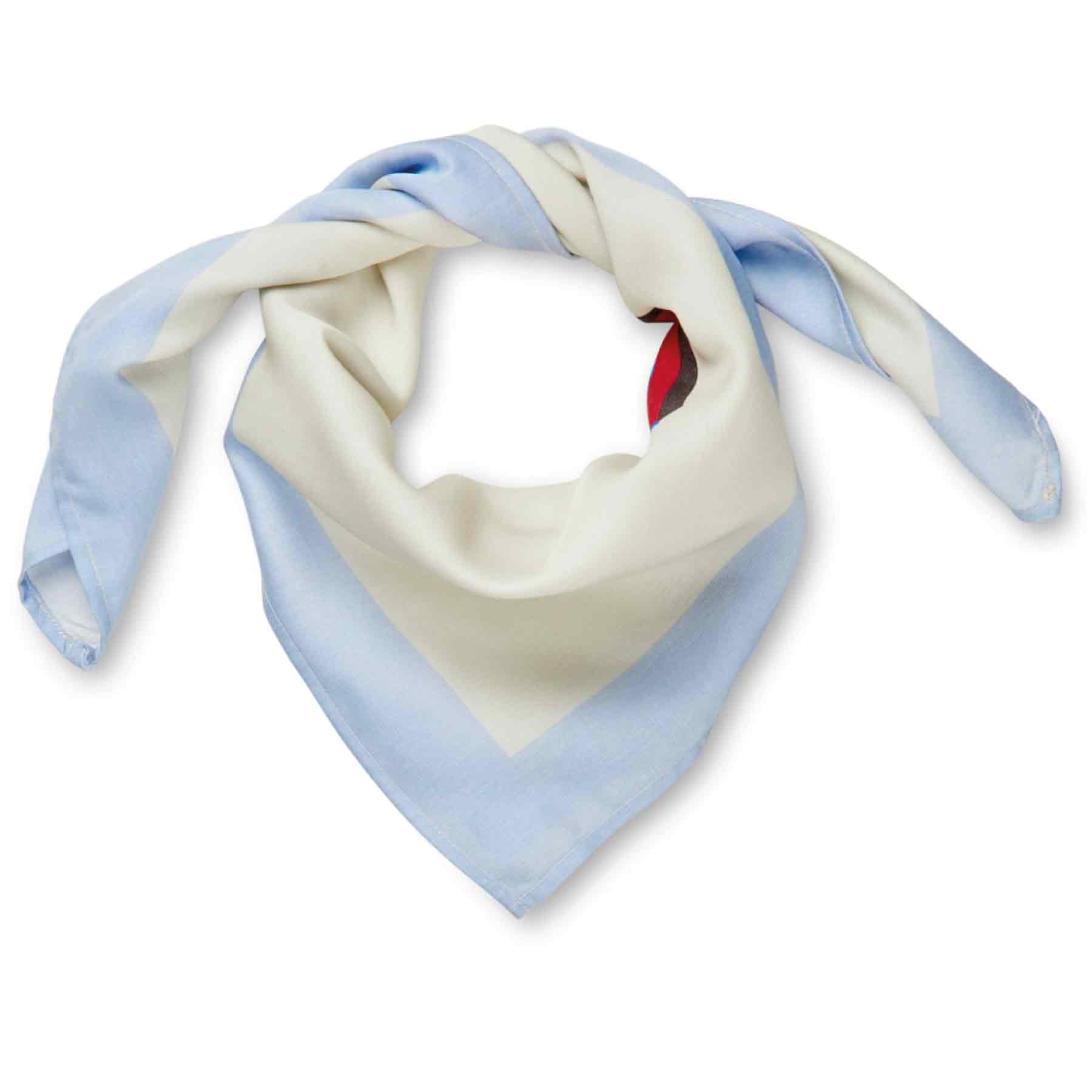 Titus Neckerchief Ivory Summer Sky