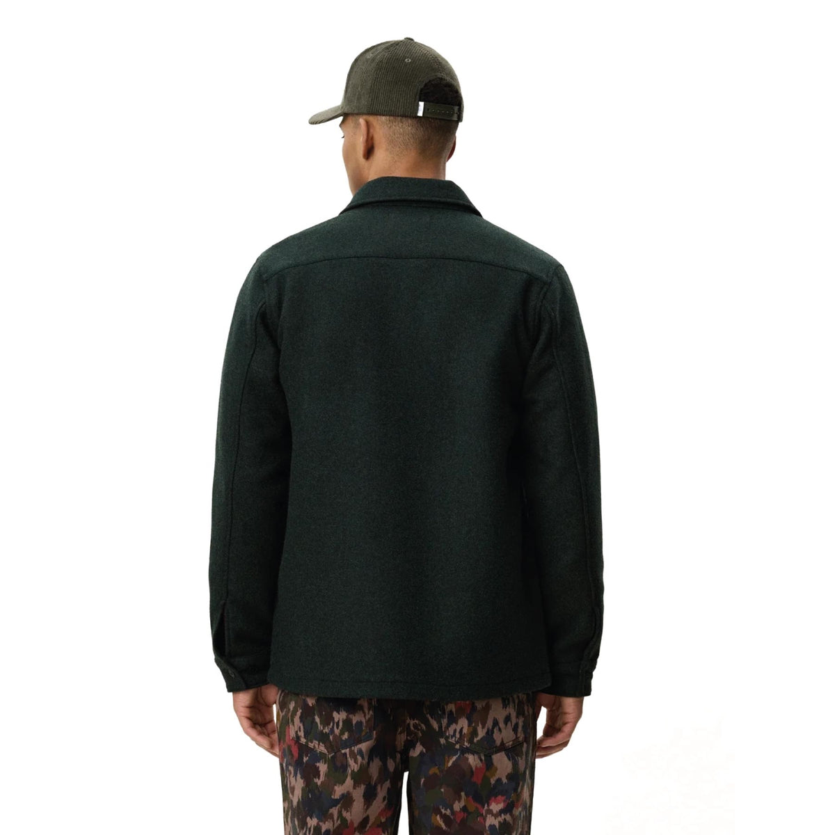 Wool Overshirt Rosin Green