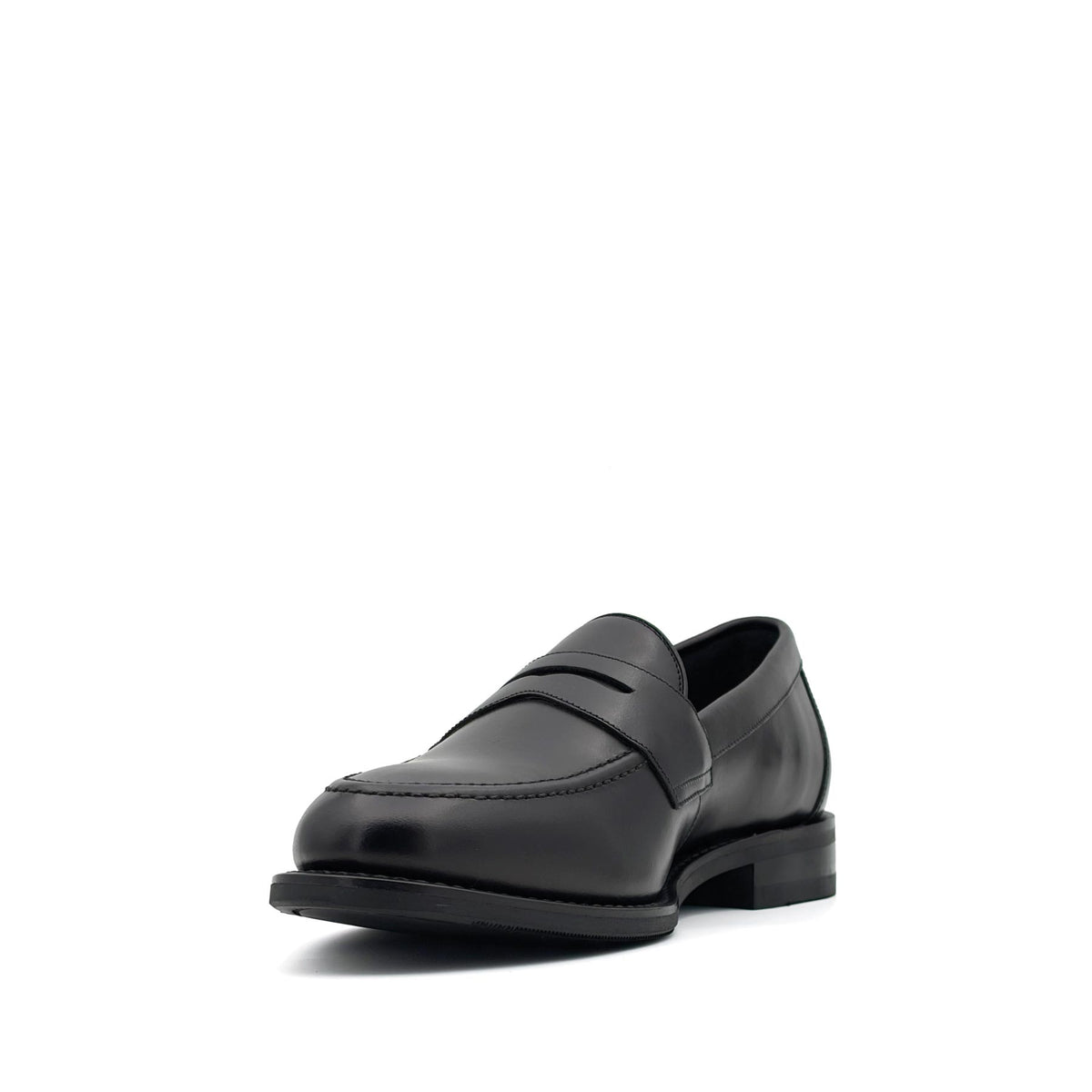 Imperial Black Waxy Penny Loafer