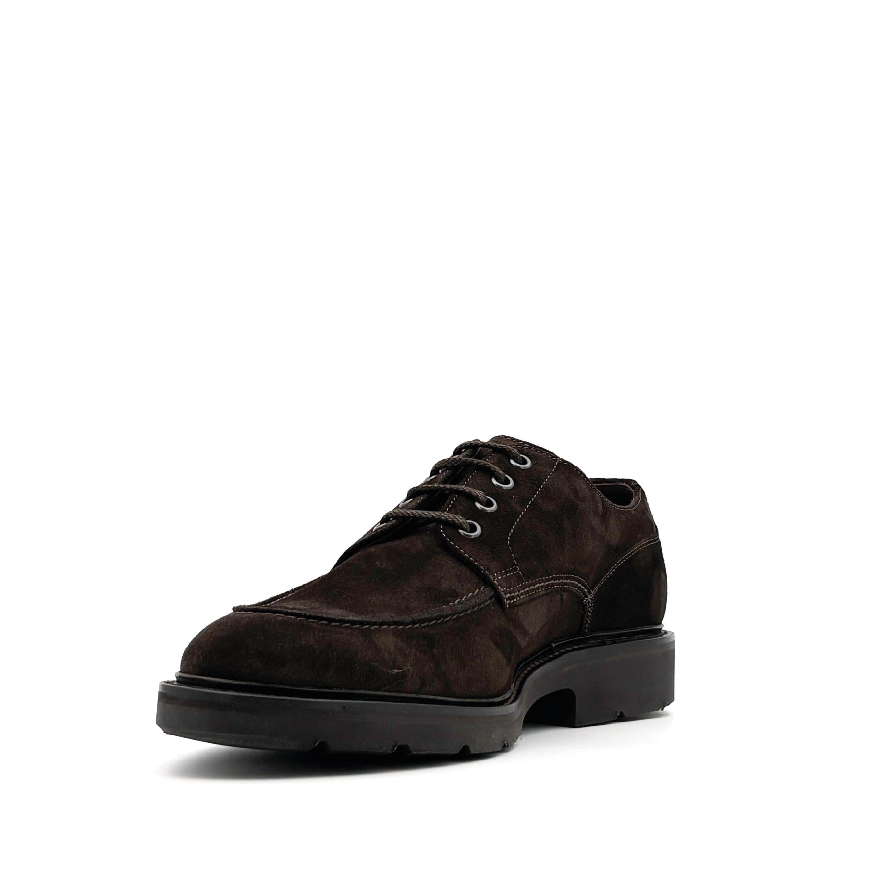 Mowbury Dark Brown Suede