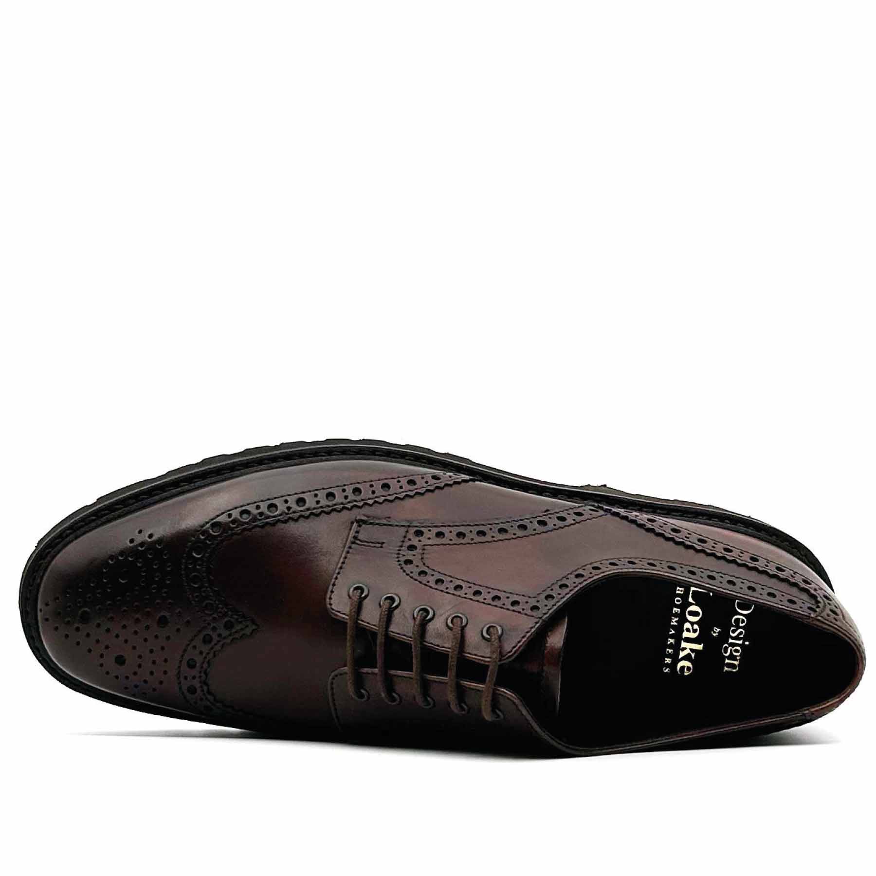 Perseus Dark Brown Derby Brogue