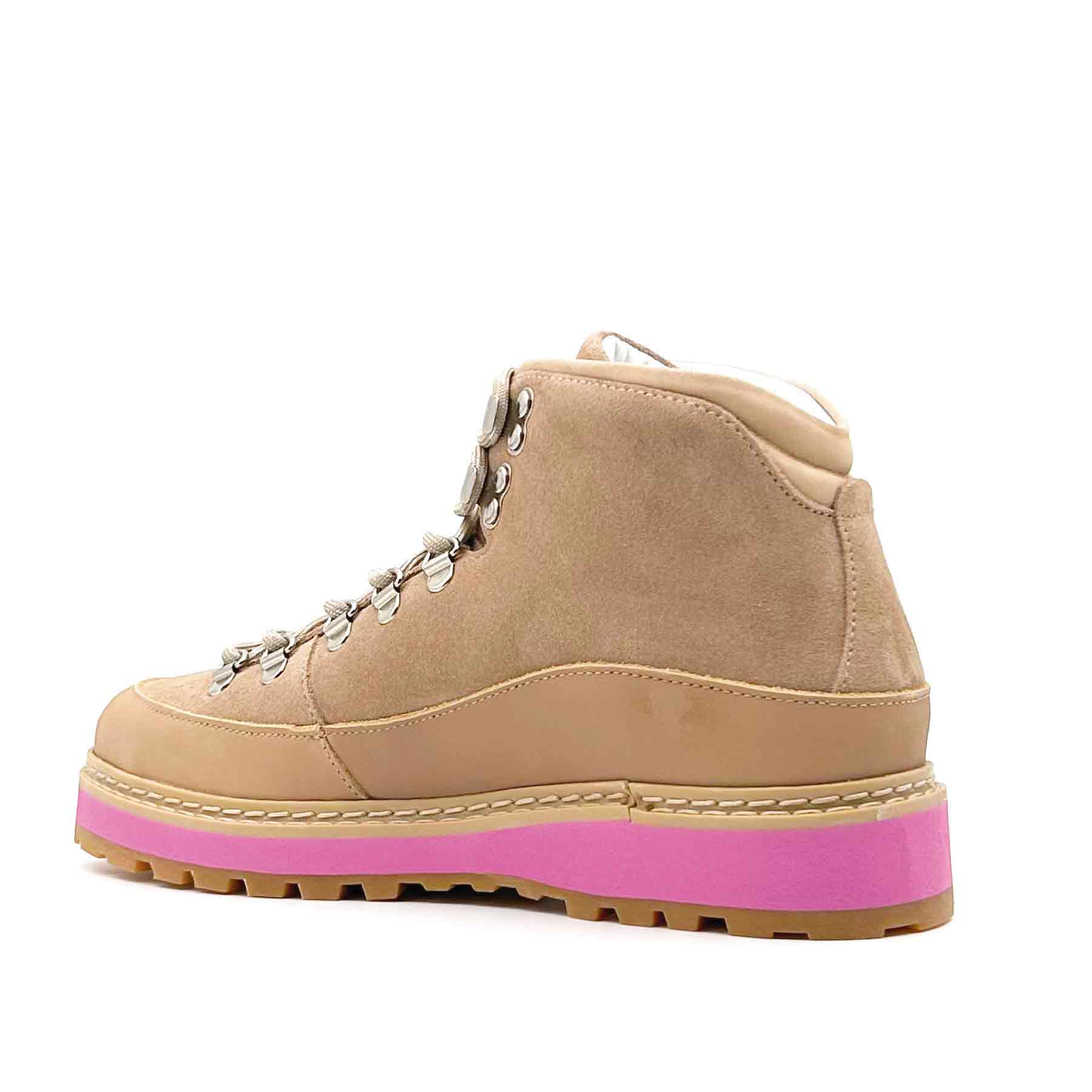 Core Cap Suede Beige Pink W