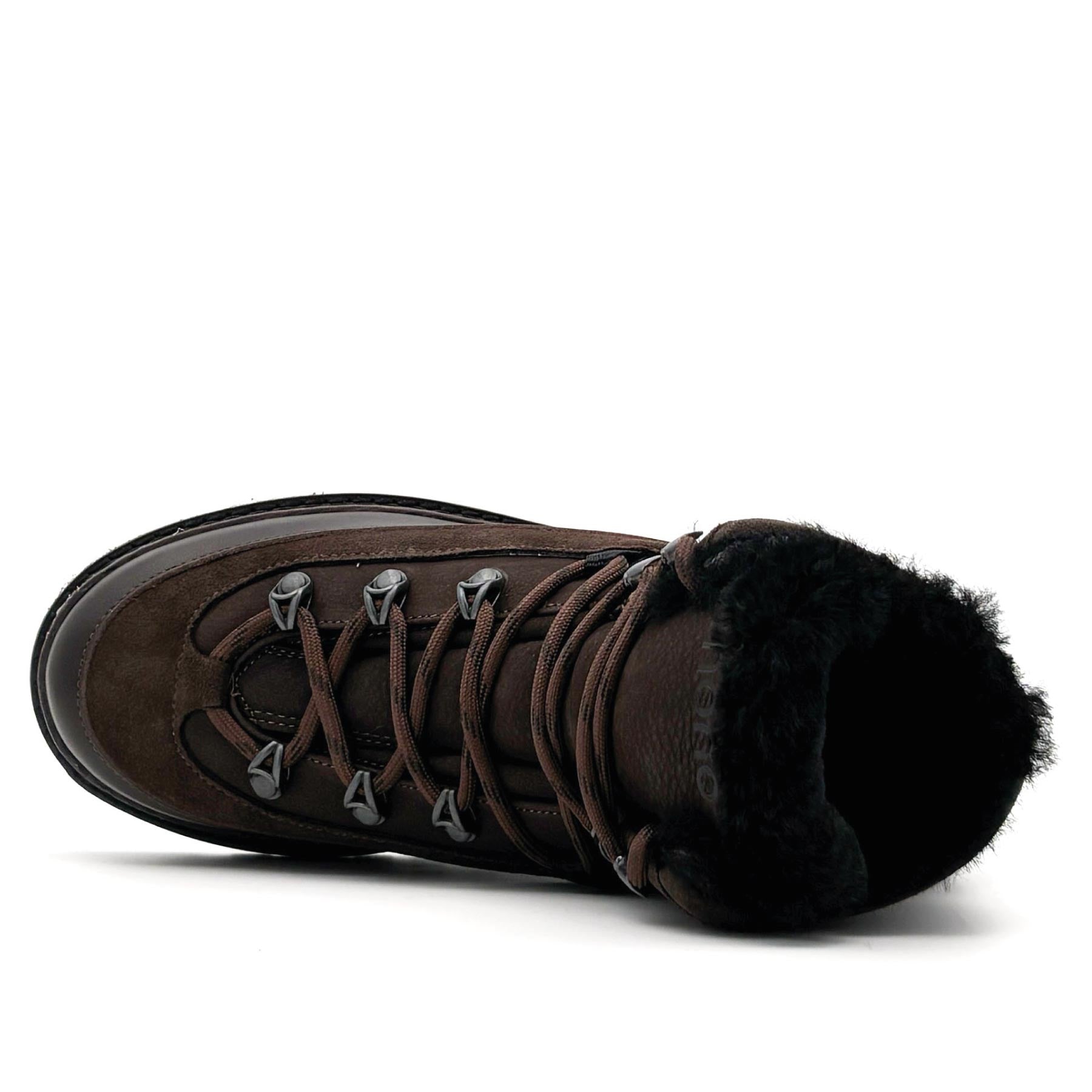 Tag Cap Leather Suede Black Brown W