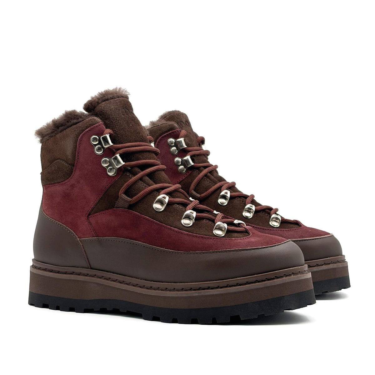 Tag Cap Leather Suede Choco Mulberry W