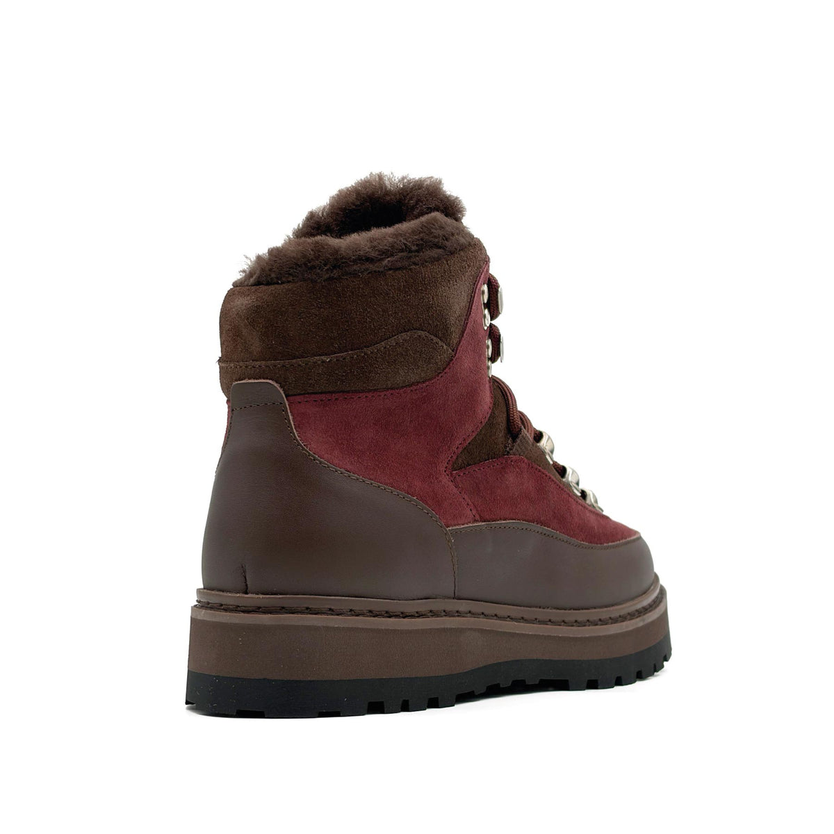 Tag Cap Leather Suede Choco Mulberry W