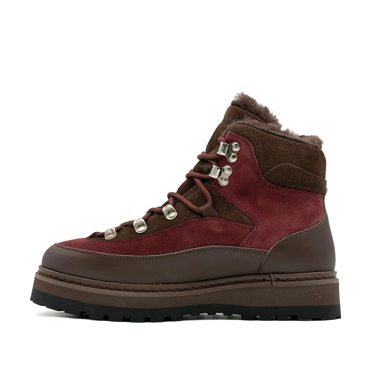 Tag Cap Leather Suede Choco Mulberry W